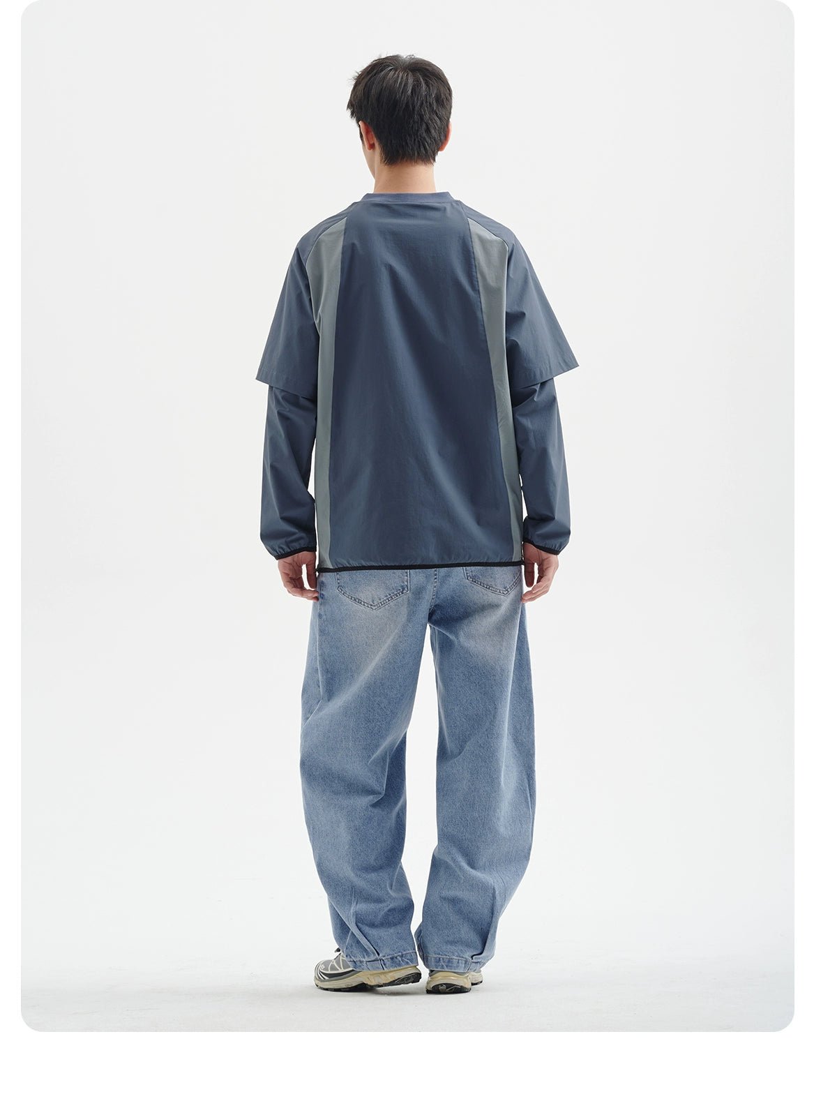 ケテクラフト防水コントラスト長袖Tシャツ B042514