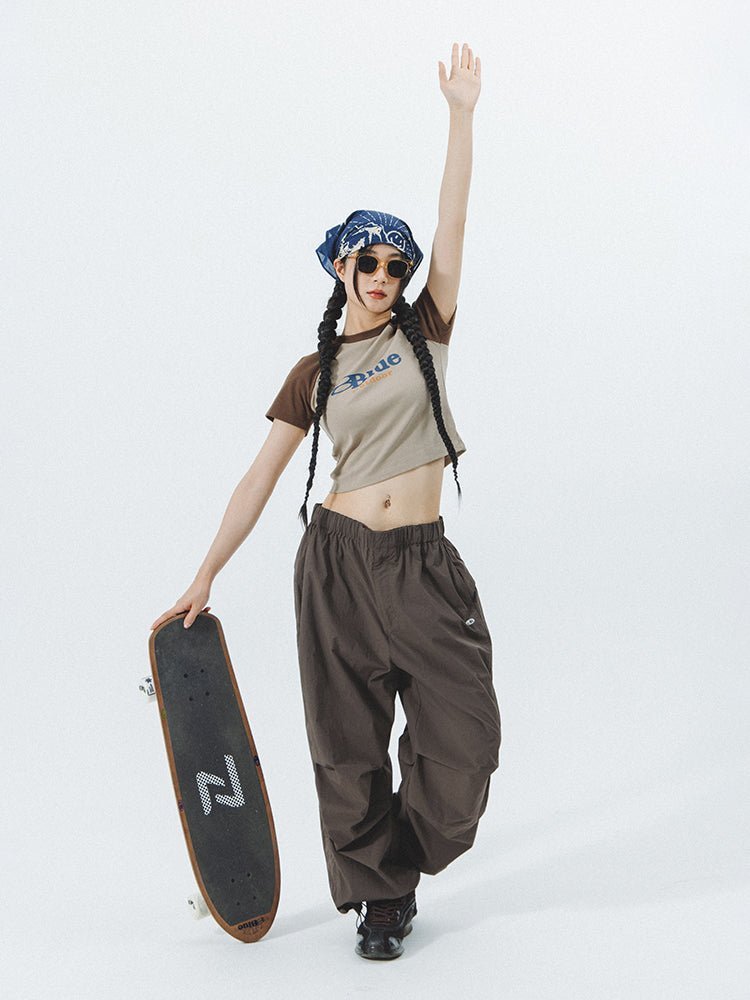 FUNCTIONAL WIND PARACHUTE PANTS N47482