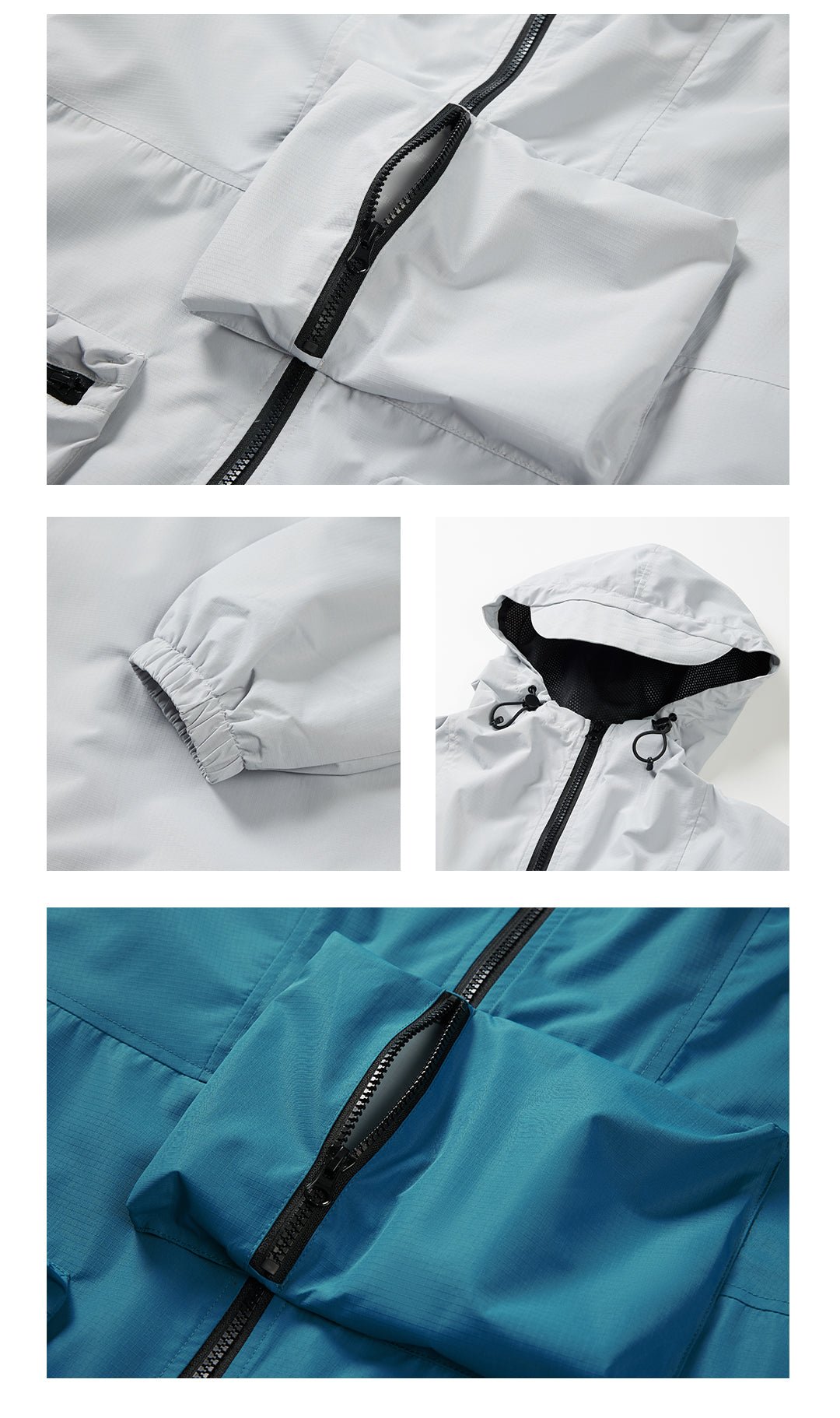 WATERPROOF MULTI-POCKET PERFORATED JACKET N93939