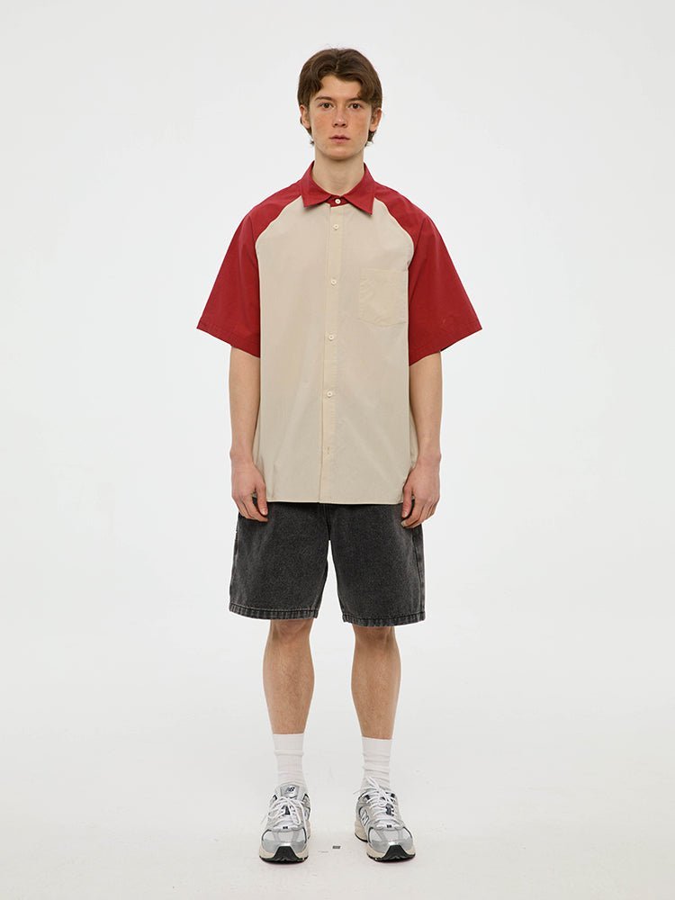 SLEEVE COTTON SHORT SLEEVE SHIRT C02108
