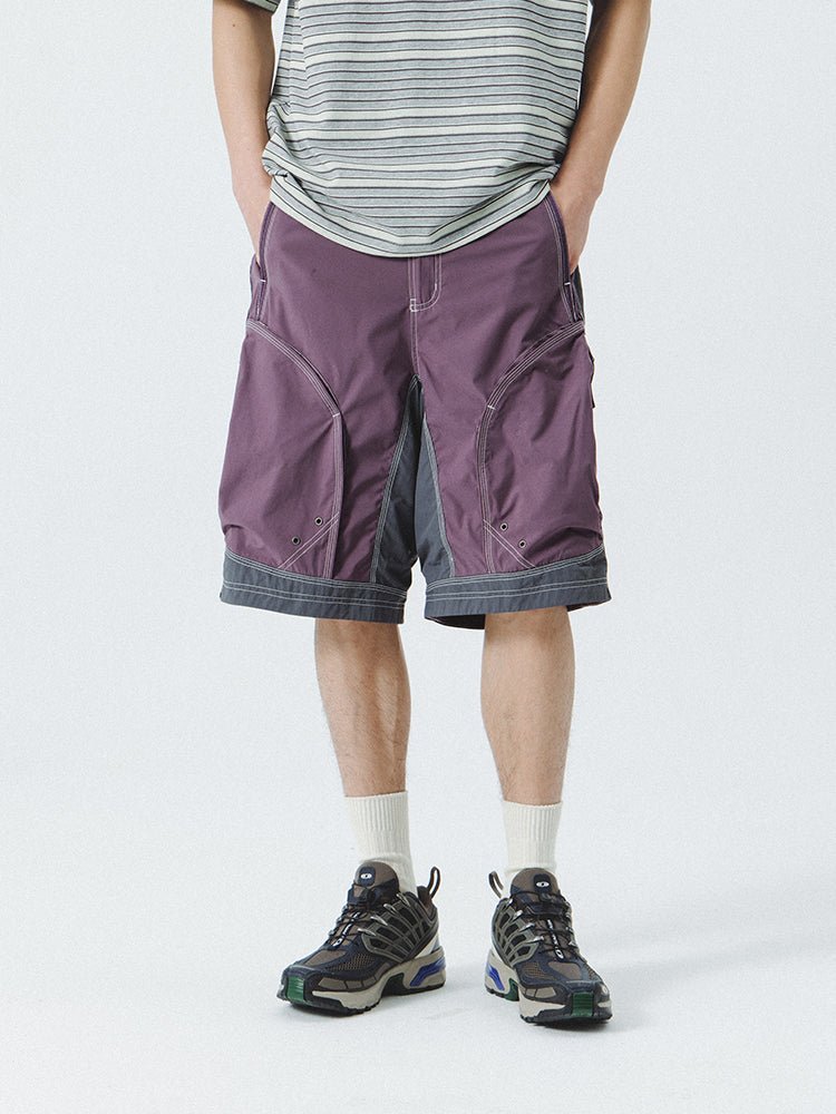 UTODOOR COLOR-BLOCKING WORK SHORTS N99021