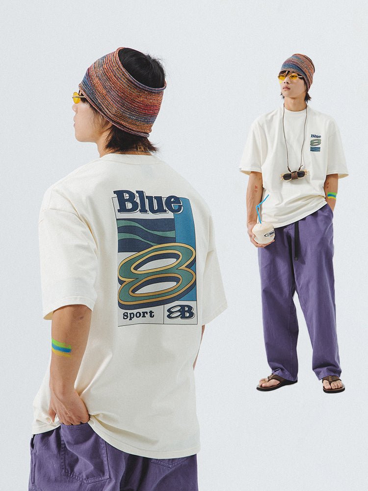 AMERICAN RETRO PRINT T-SHIRT N22733