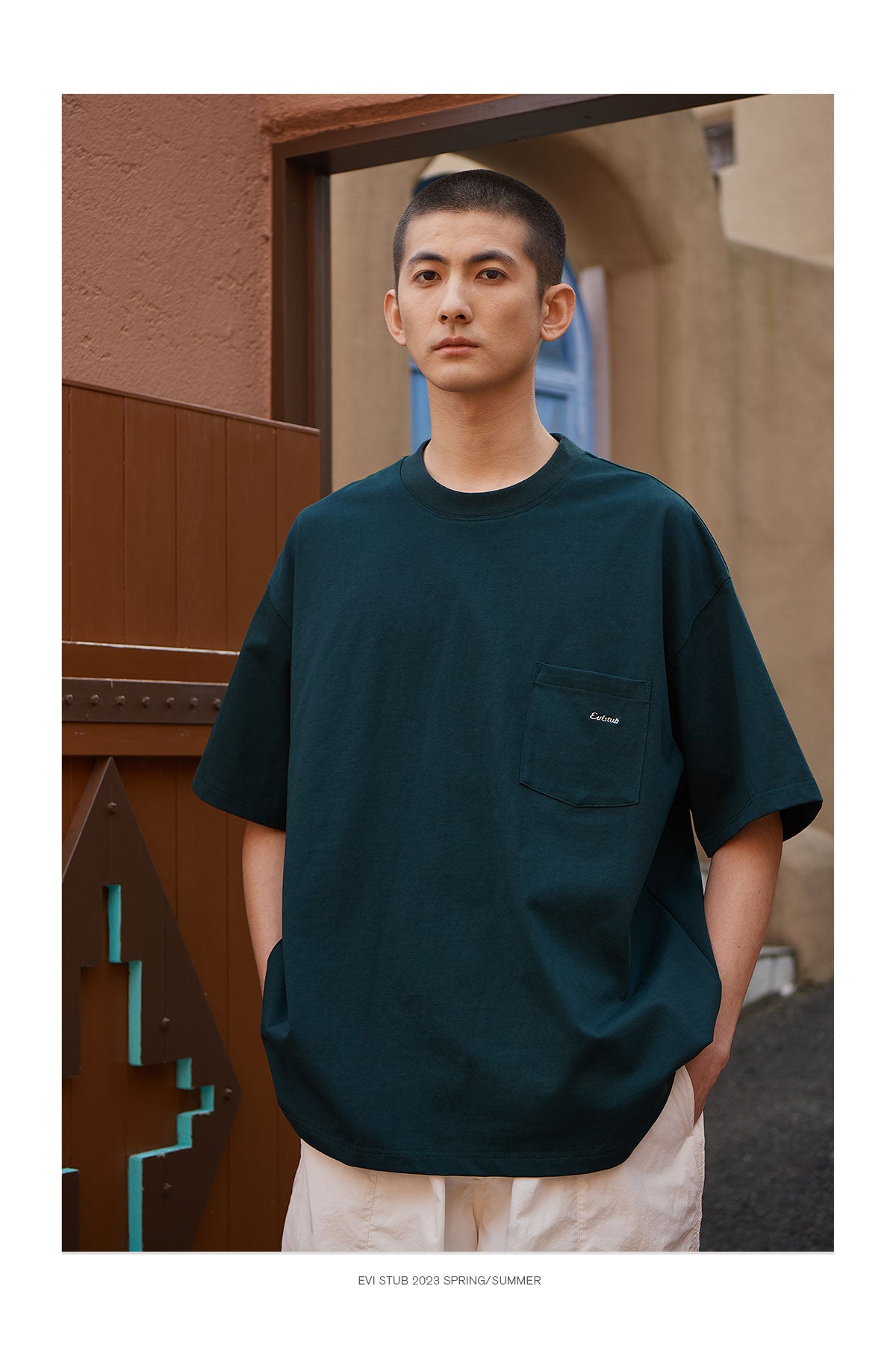 POCKET SHORT-SLEEVED T-SHIRT E41555