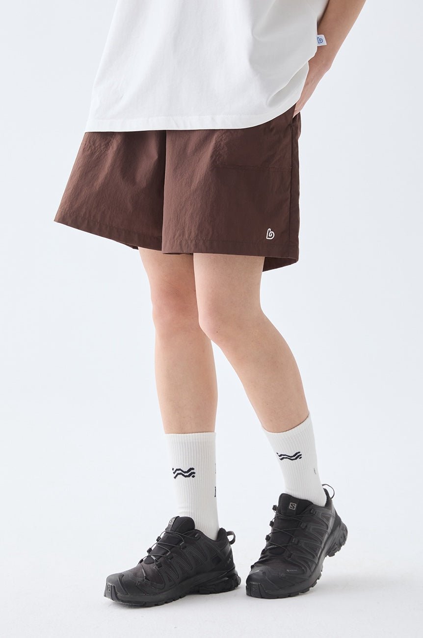 伸縮性ウエストクロップドパンツ B07087