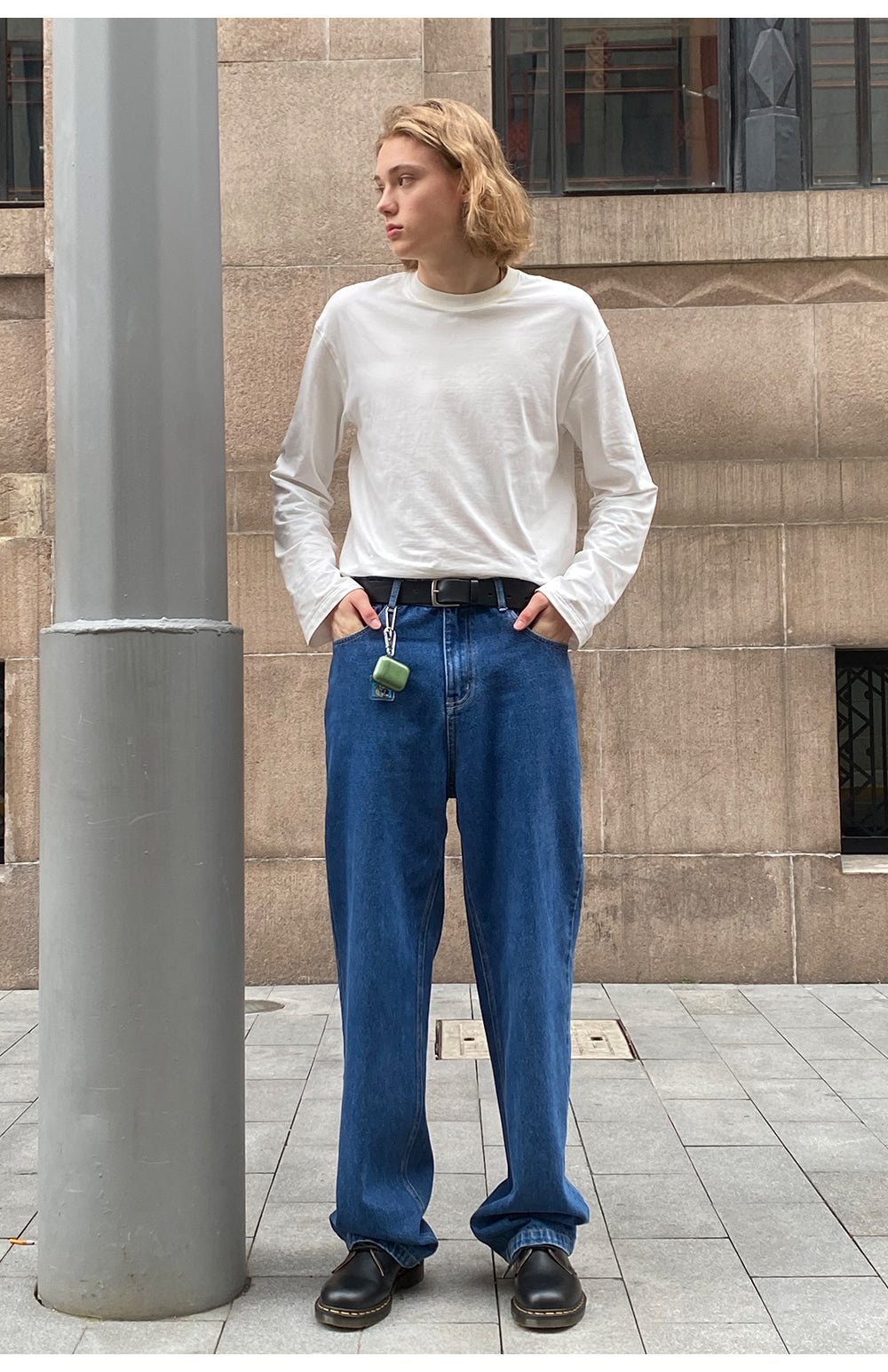 アメリカンシンプルクリーンフィット長袖Tシャツ C03311