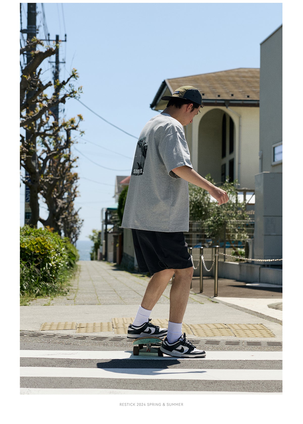 ヘビーコットンレトロカジュアル半袖Tシャツ R06155