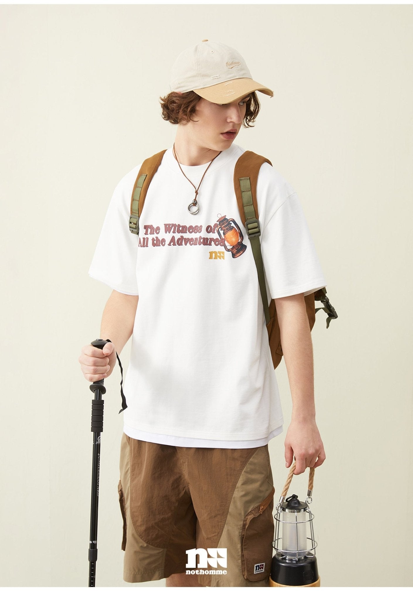 HEAVYWEIGHT 280G PRINTED SHORT-SLEEVED T-SHIRT N37774