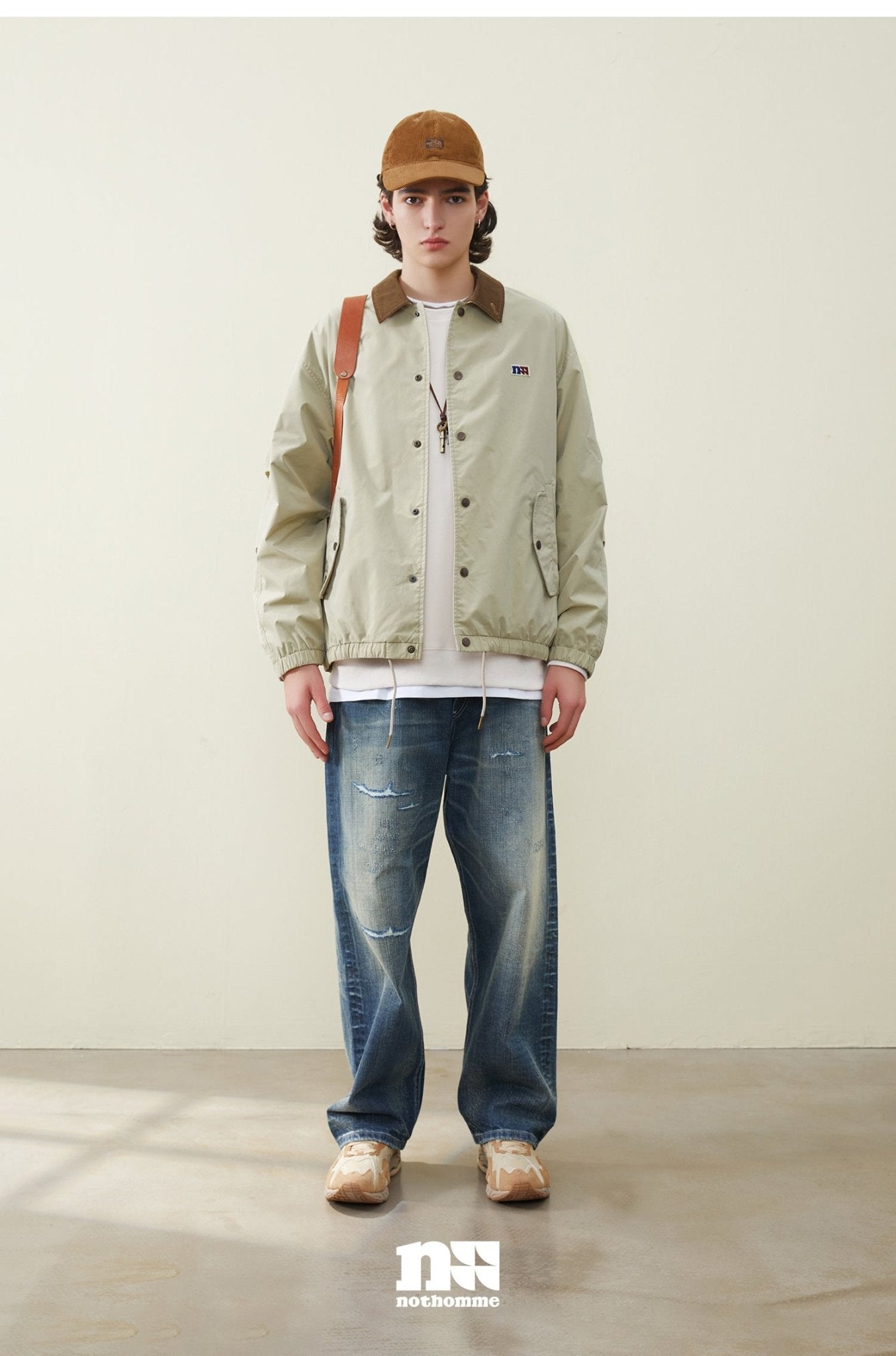 CORDUROY LOOSE HUNTING COACH JACKET N46994