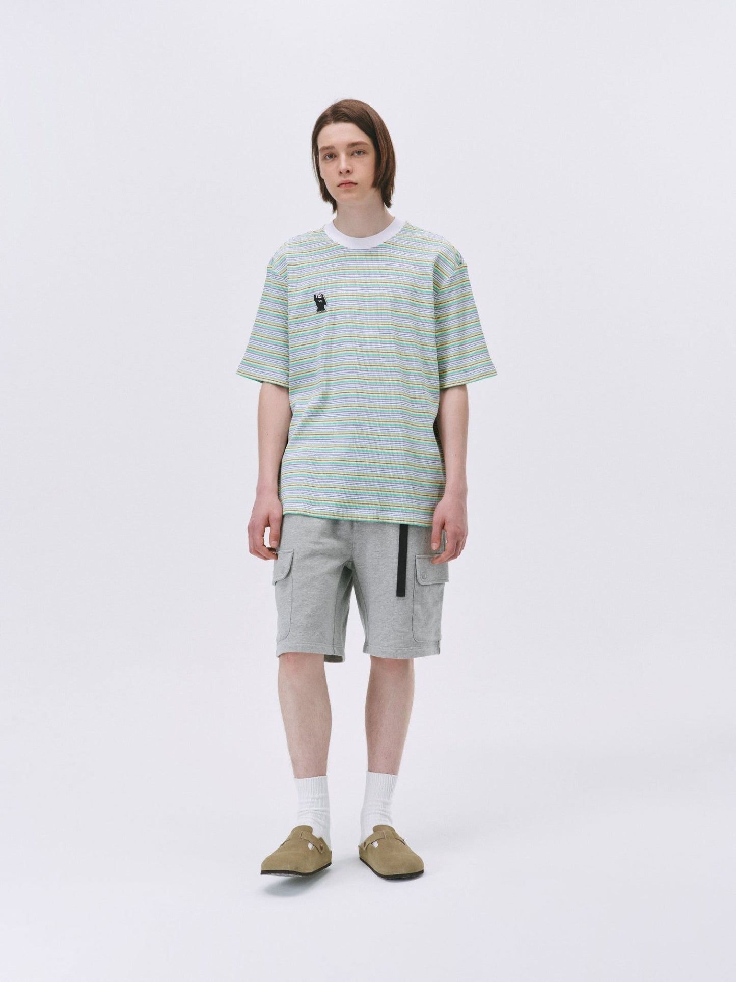 STRIPED SHORT-SLEEVED T-SHIRT S65422