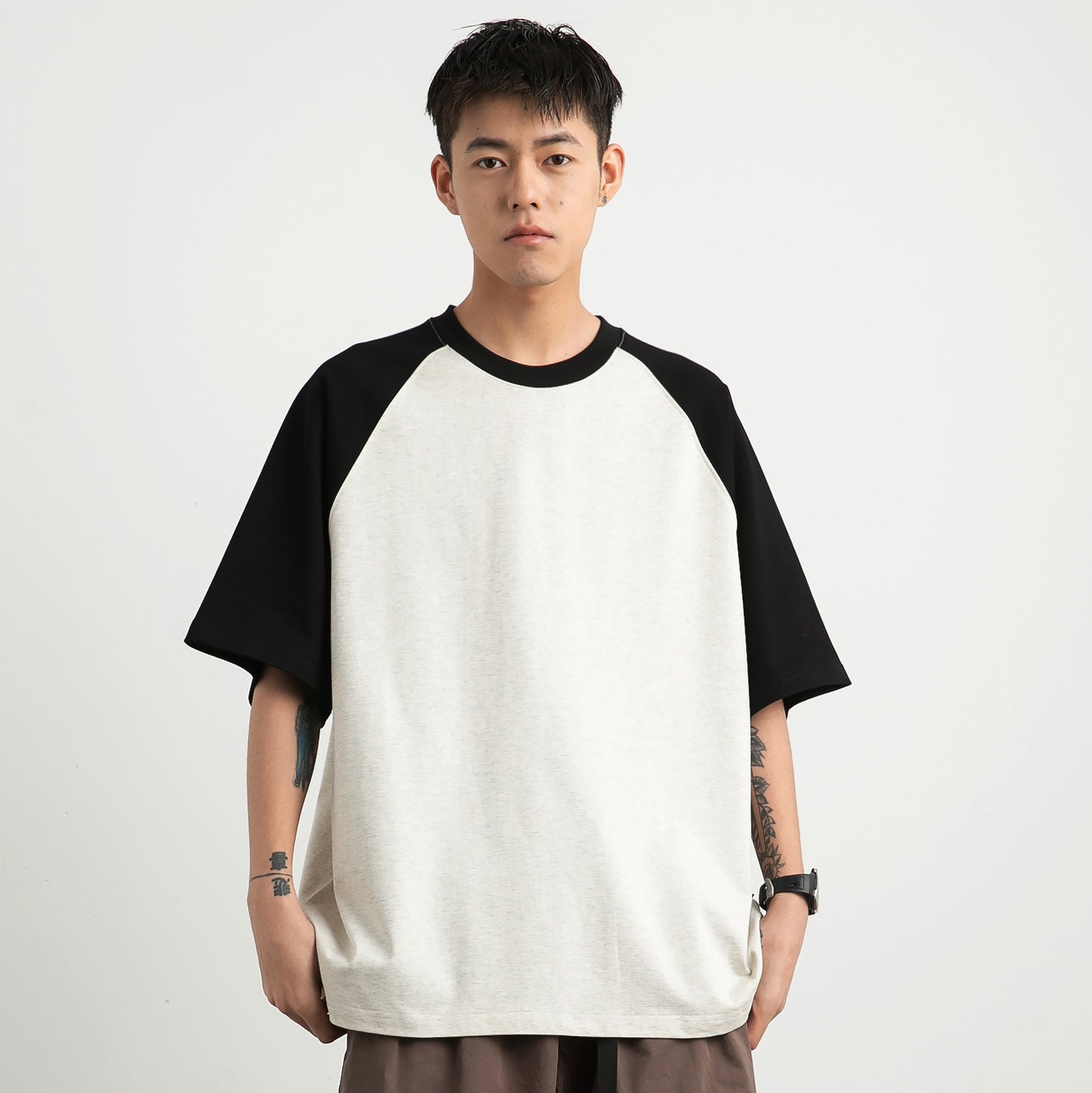SLEEVE SHORT-SLEEVED T-SHIRT V66691