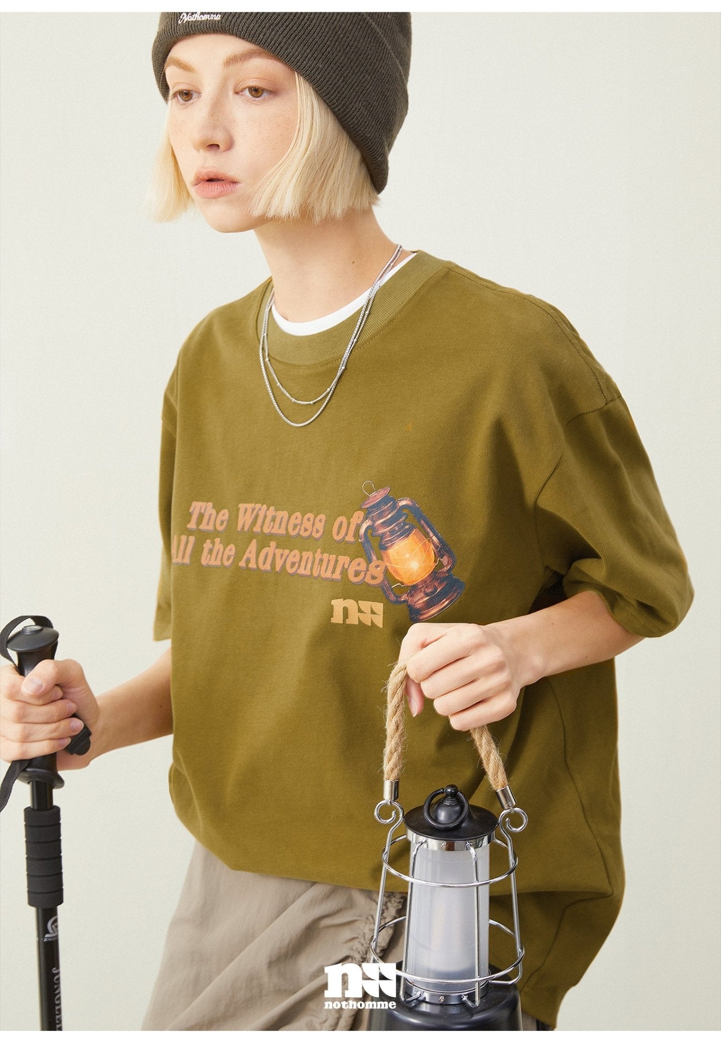 HEAVYWEIGHT 280G PRINTED SHORT-SLEEVED T-SHIRT N37774