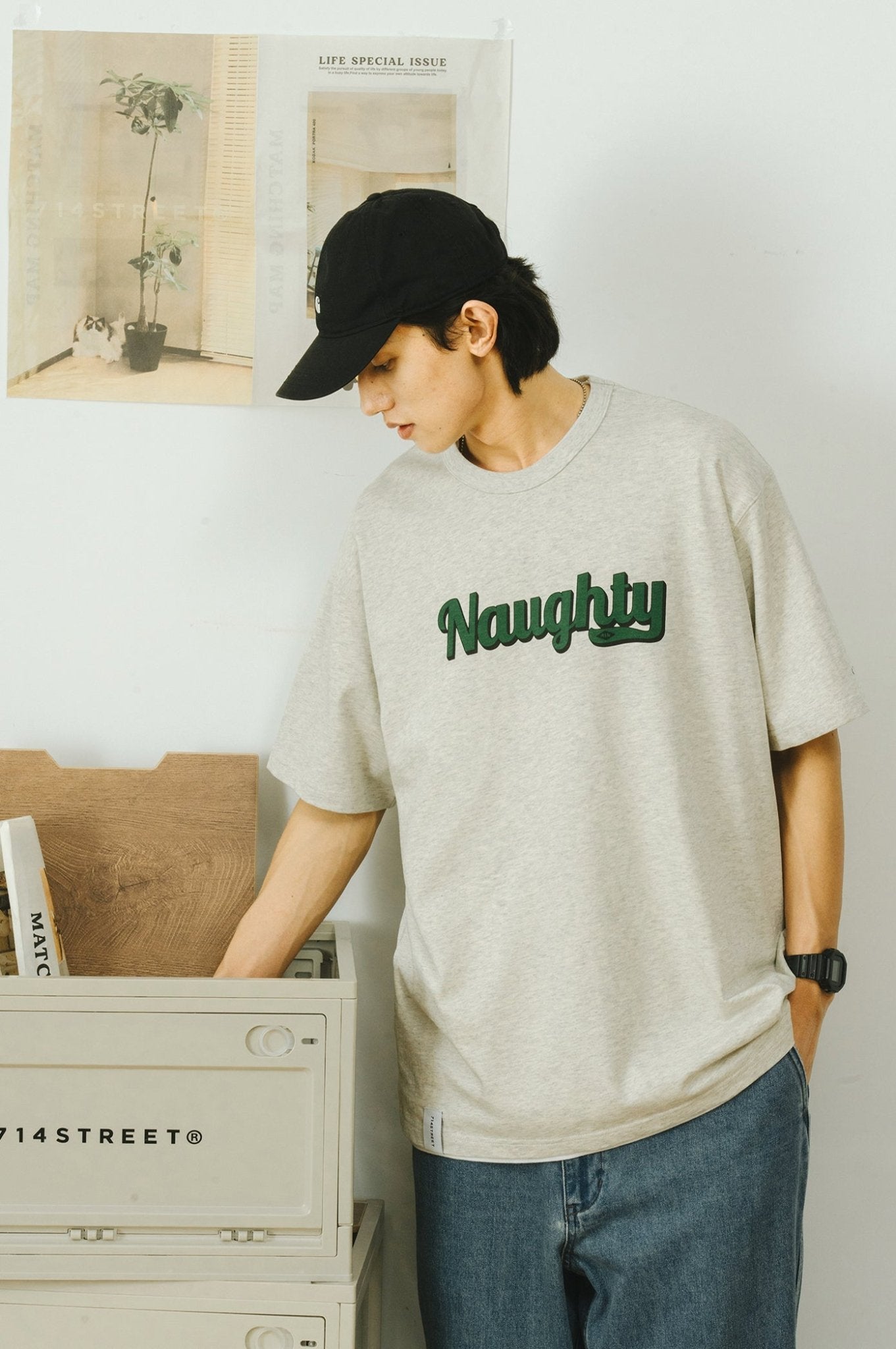 HEAVYWEIGHT SHORT-SLEEVED T-SHIRT 44547