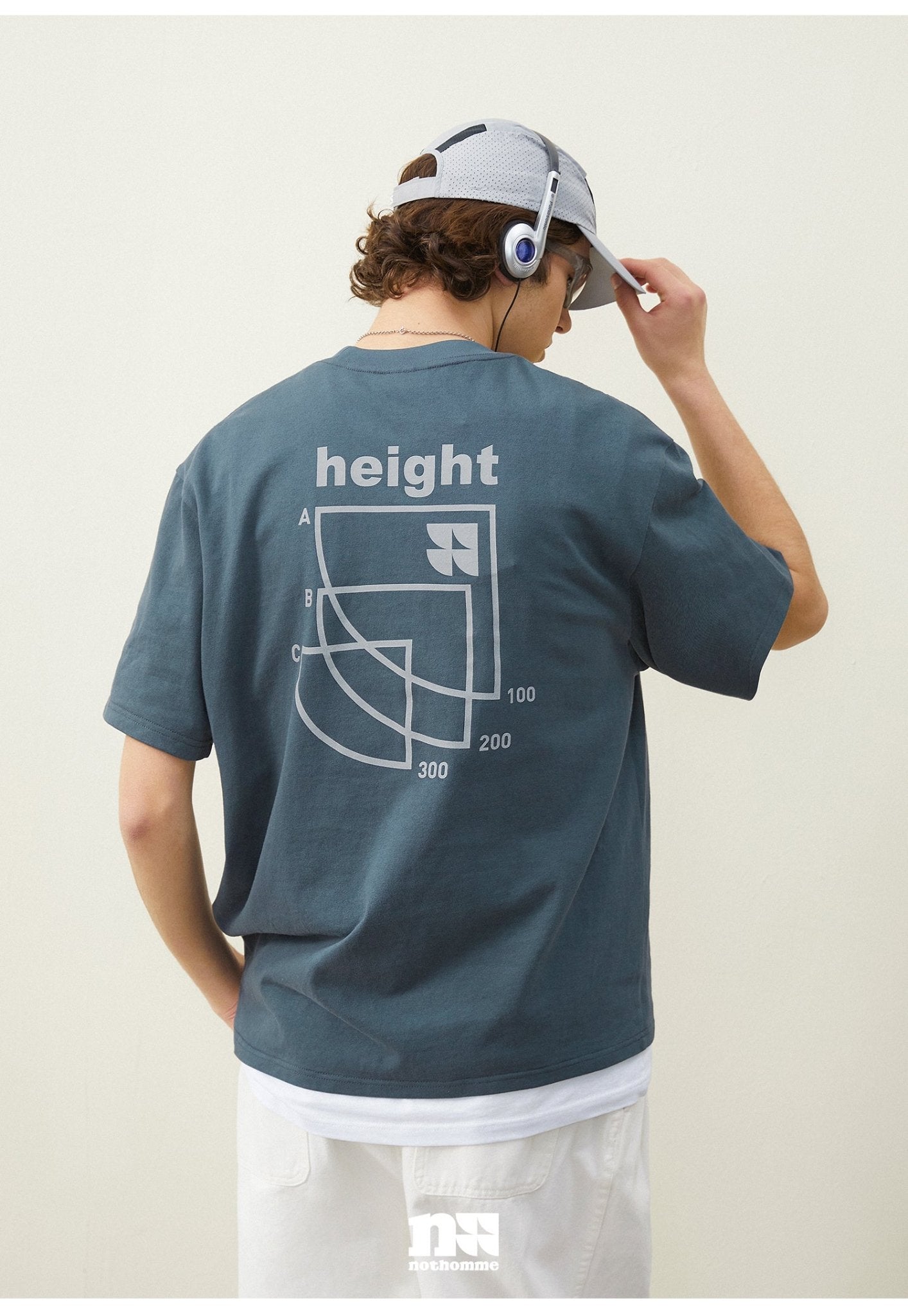 HEAVYWEIGHT PRINT SHORT-SLEEVED T-SHIRT N35778