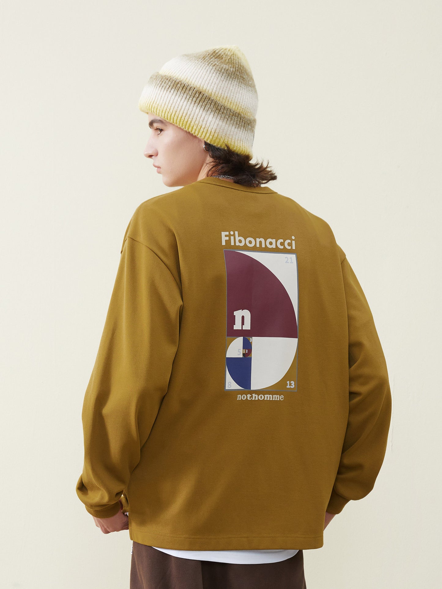 LOOSE SHIRT LOGO LONG SLEEVE T-SHIRT N44348
