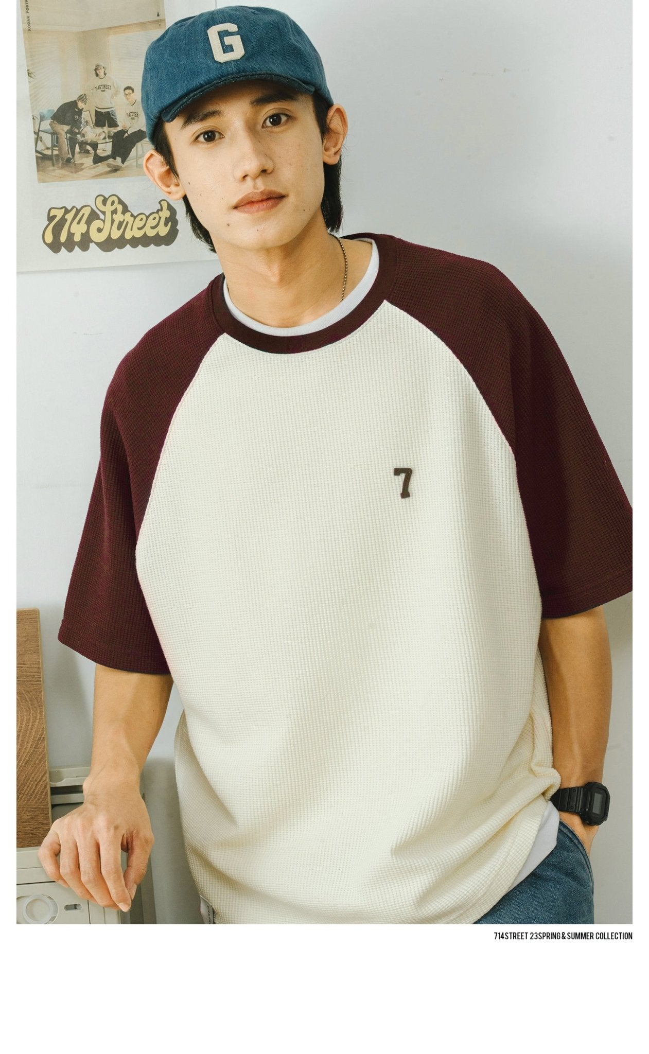 WAFFLE SHORT-SLEEVED T-SHIRT 66470