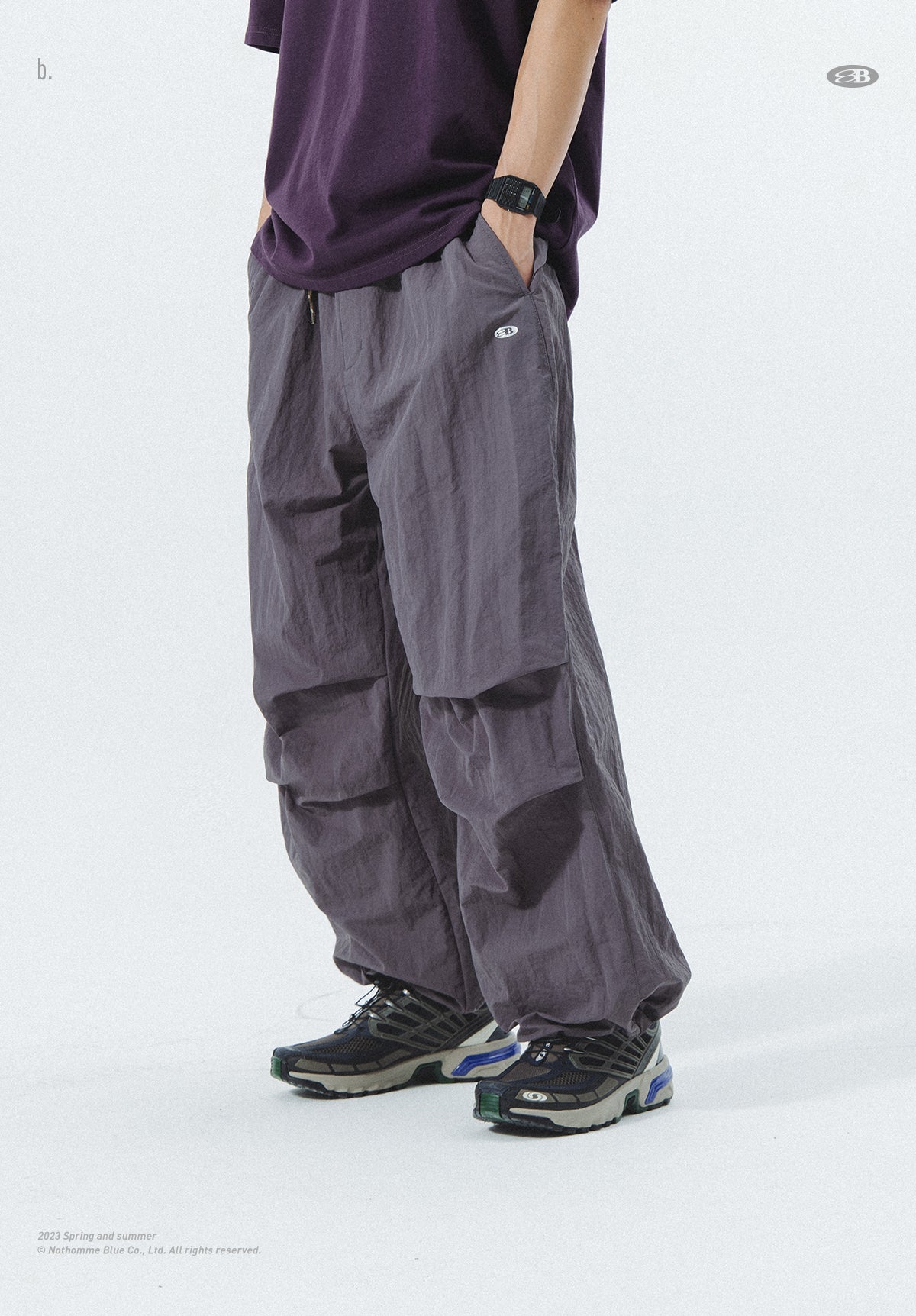 FUNCTIONAL WIND PARACHUTE PANTS N47482