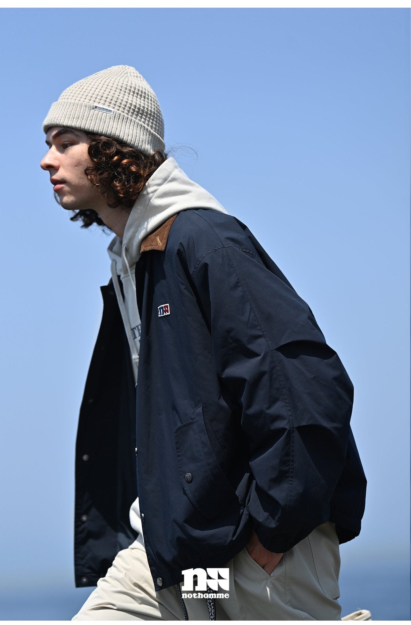 CORDUROY LOOSE HUNTING COACH JACKET N46994