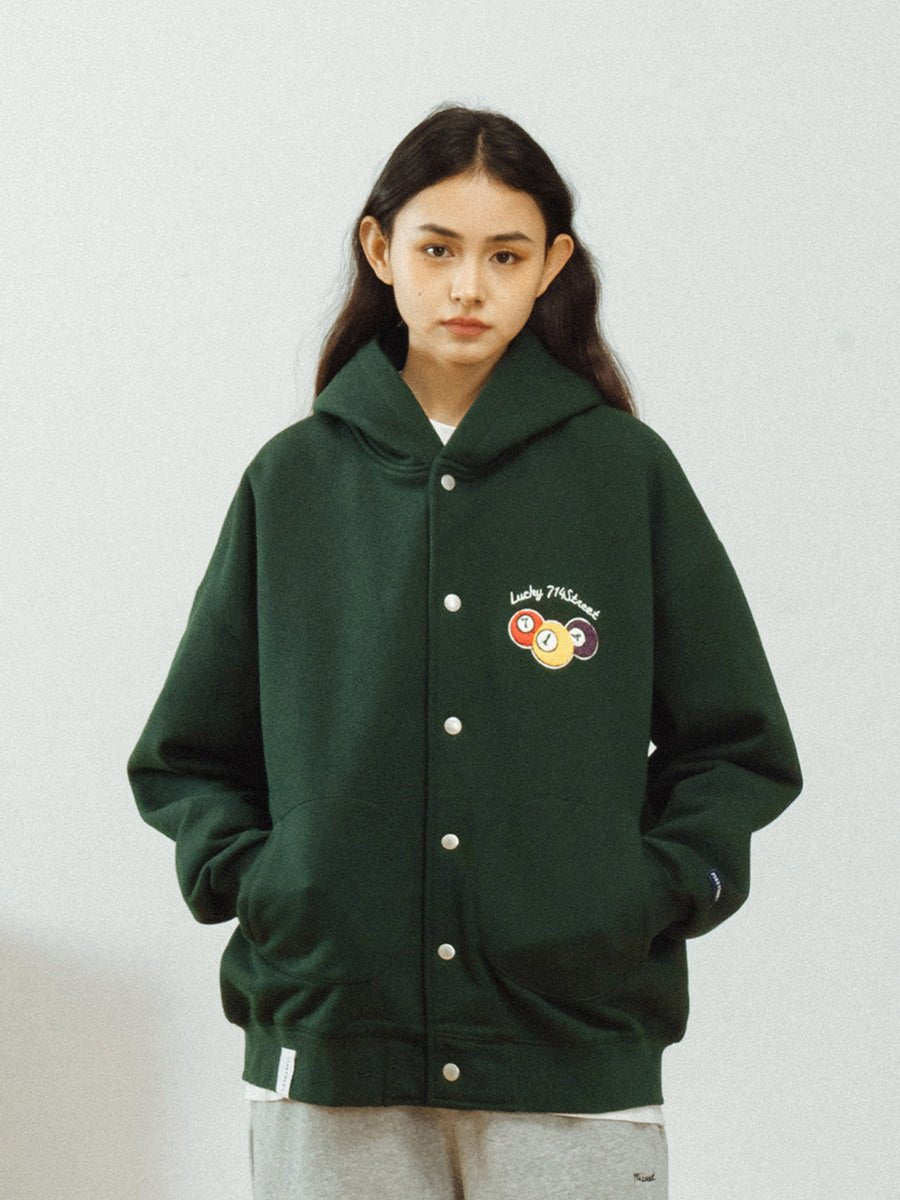 TIDE HOOD CARDIGAN CASUAL JACKET S4167