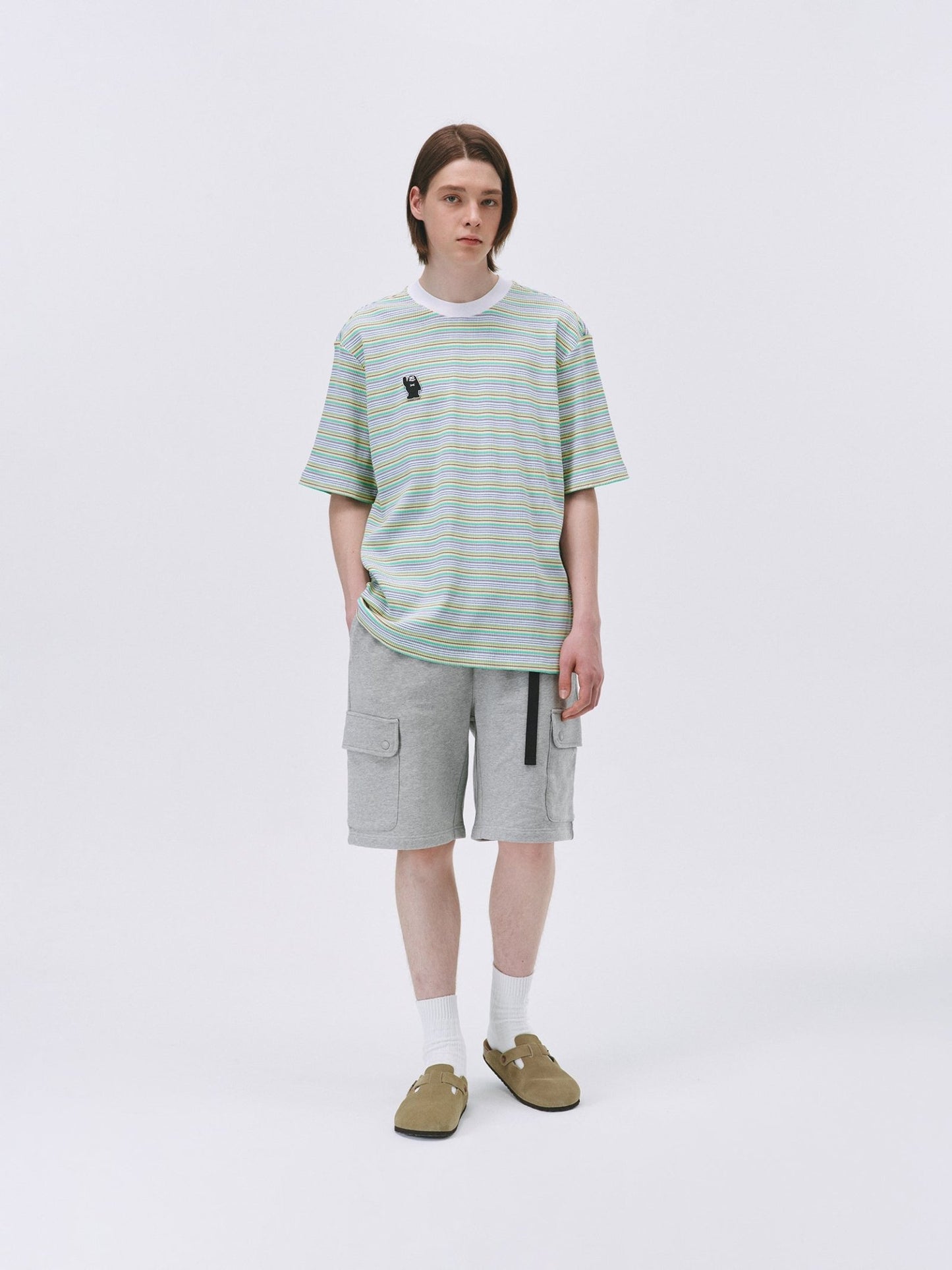 STRIPED SHORT-SLEEVED T-SHIRT S65422