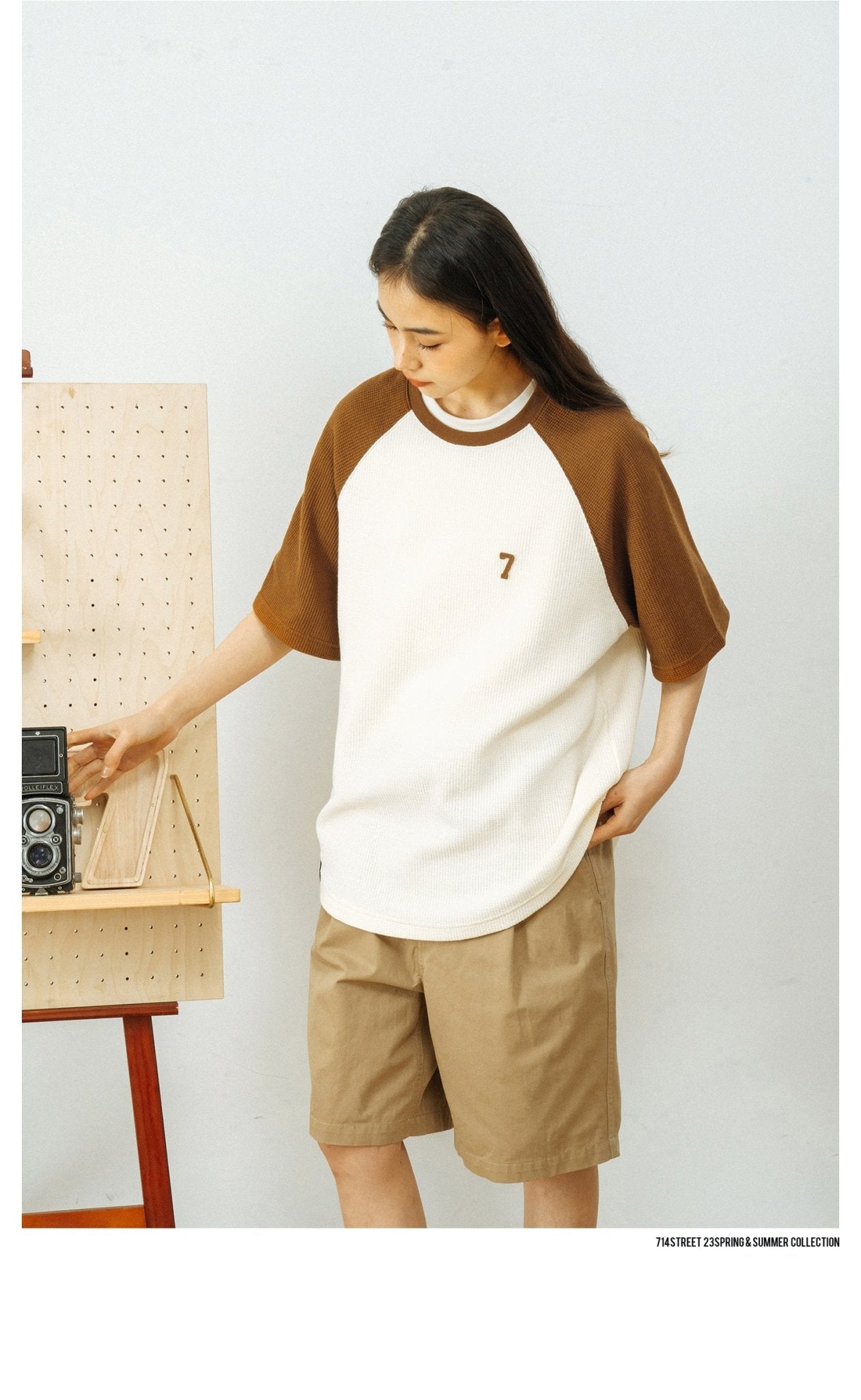 WAFFLE SHORT-SLEEVED T-SHIRT 66470