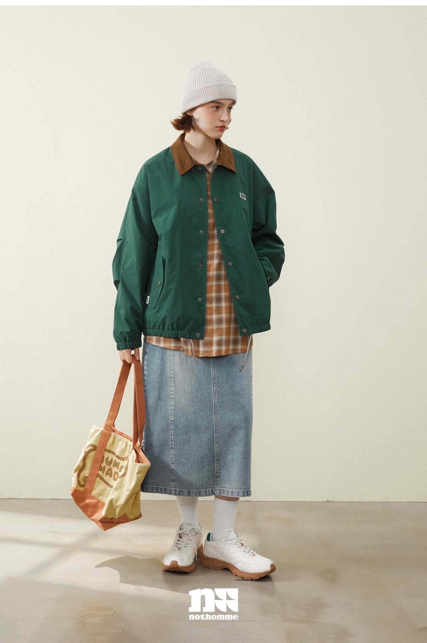 CORDUROY LOOSE HUNTING COACH JACKET N46994