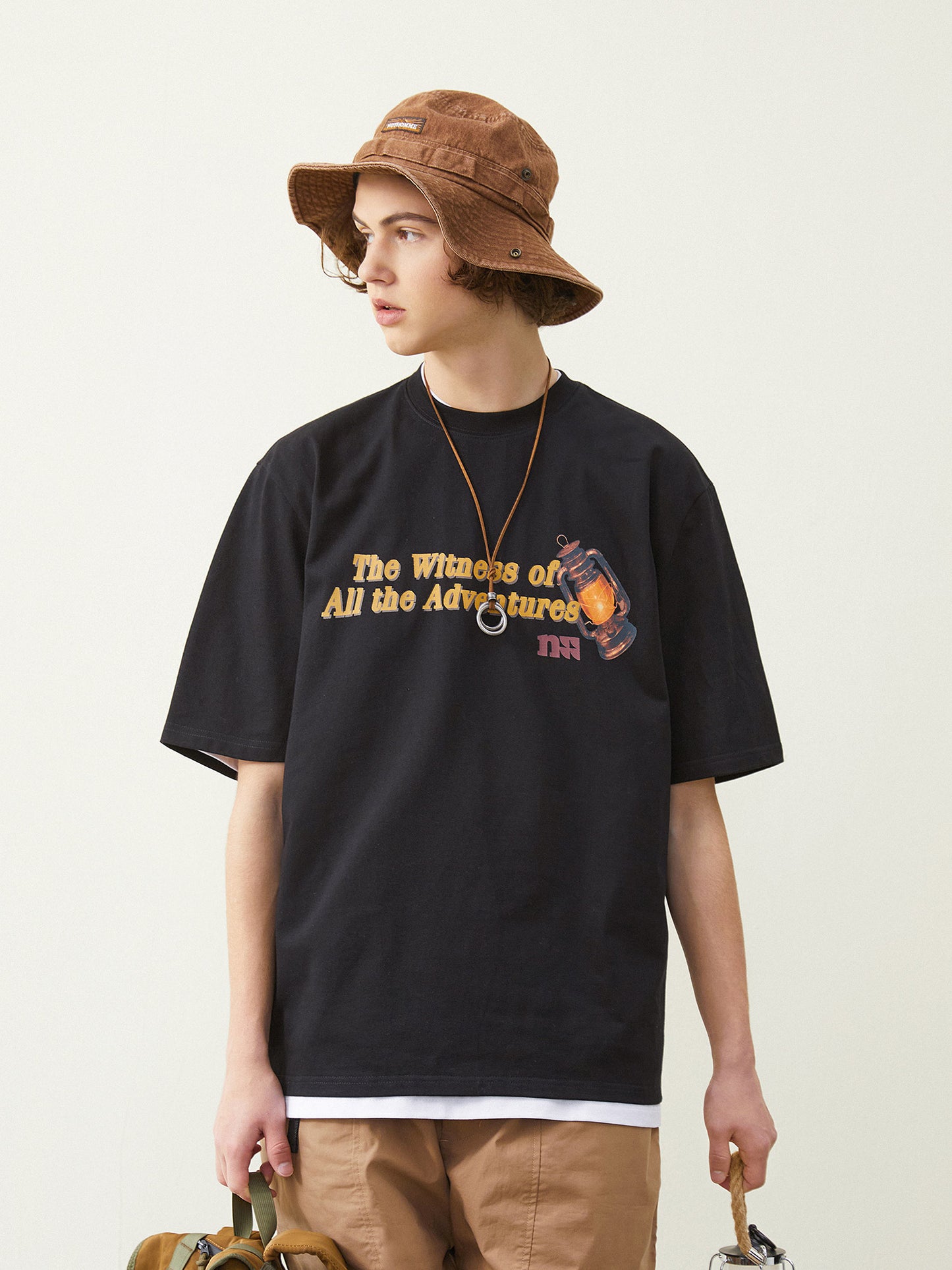 HEAVYWEIGHT 280G PRINTED SHORT-SLEEVED T-SHIRT N37774