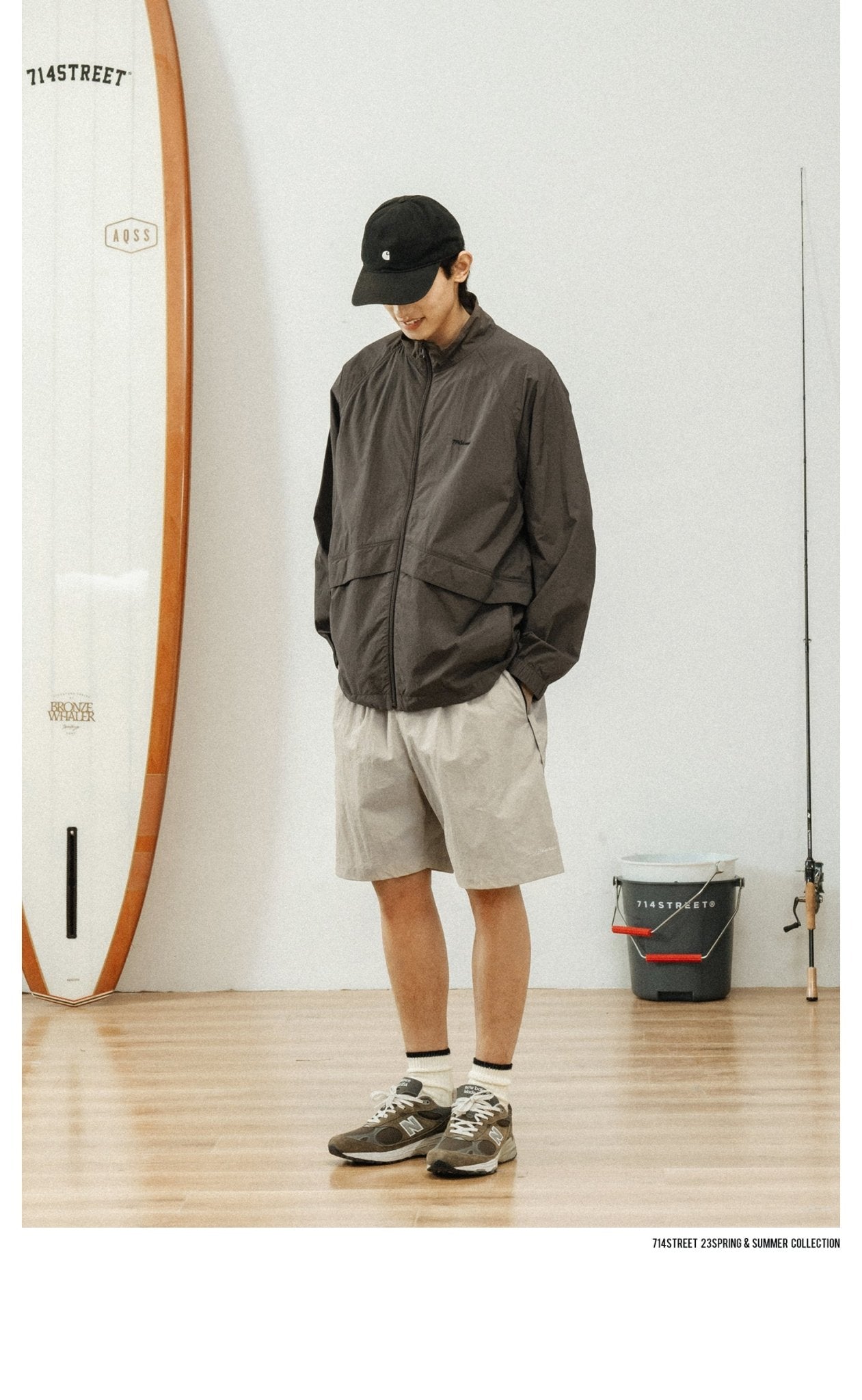 LOOSE NYLON CASUAL TROUSERS S84300