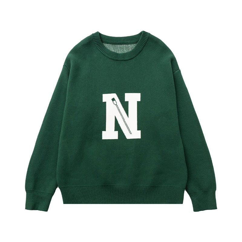 N WORD LOGO KNIT SWEATER N31210