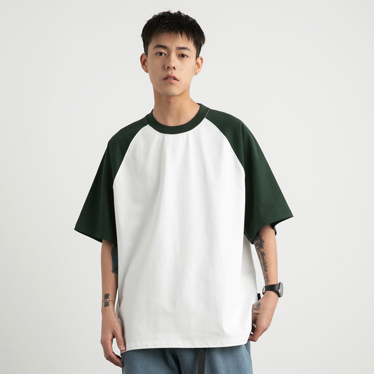SLEEVE SHORT-SLEEVED T-SHIRT V66691