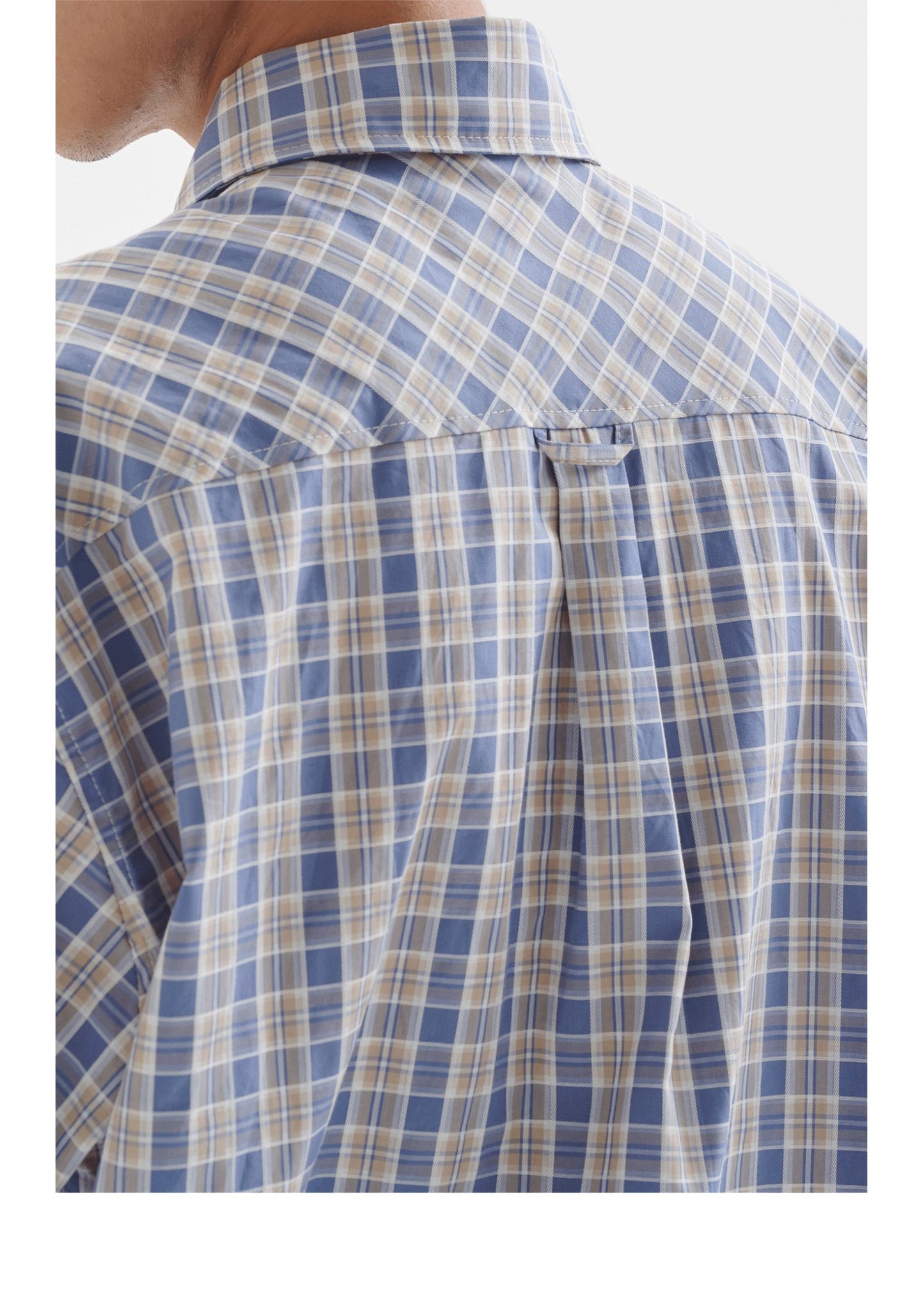 POCKET PLAID SHORT SLEEVE SHIRT B49992