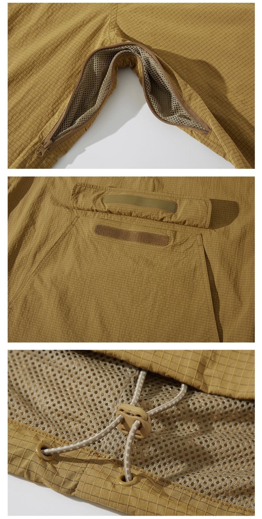 HALF OPEN COLLAR HOODED JACKET UPF50+ N22257