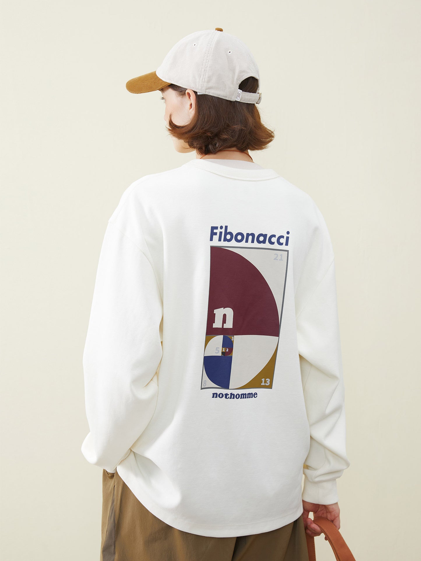 LOOSE SHIRT LOGO LONG SLEEVE T-SHIRT N44348