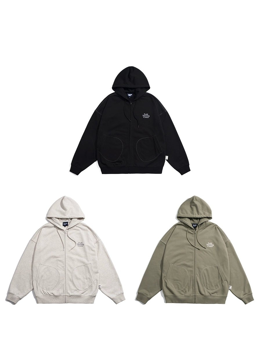 HEAVY FLEECE SWEAT ZIP HOODIE B77655