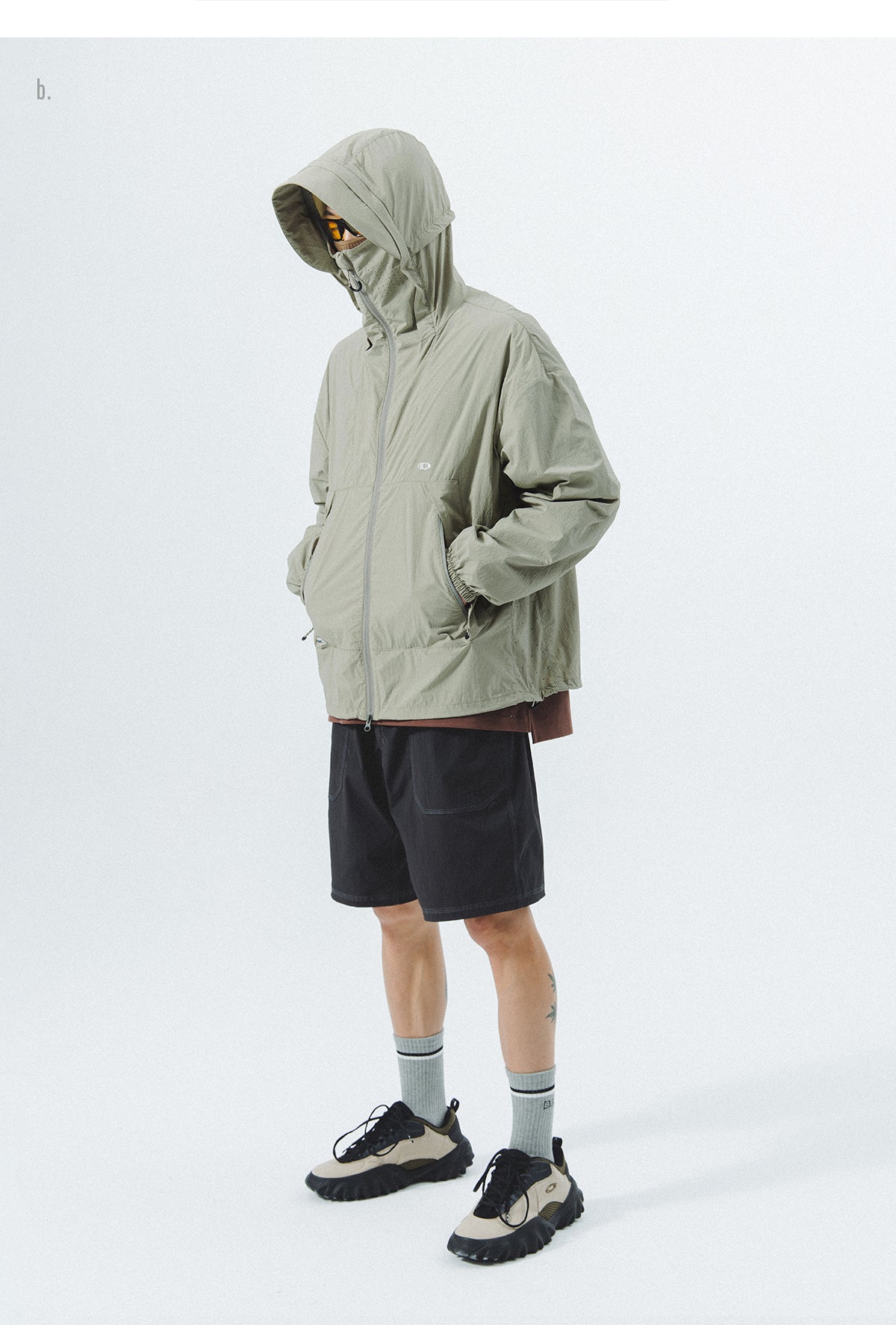 【UPF100+】WATERPROOF NYLON JACKET N30211