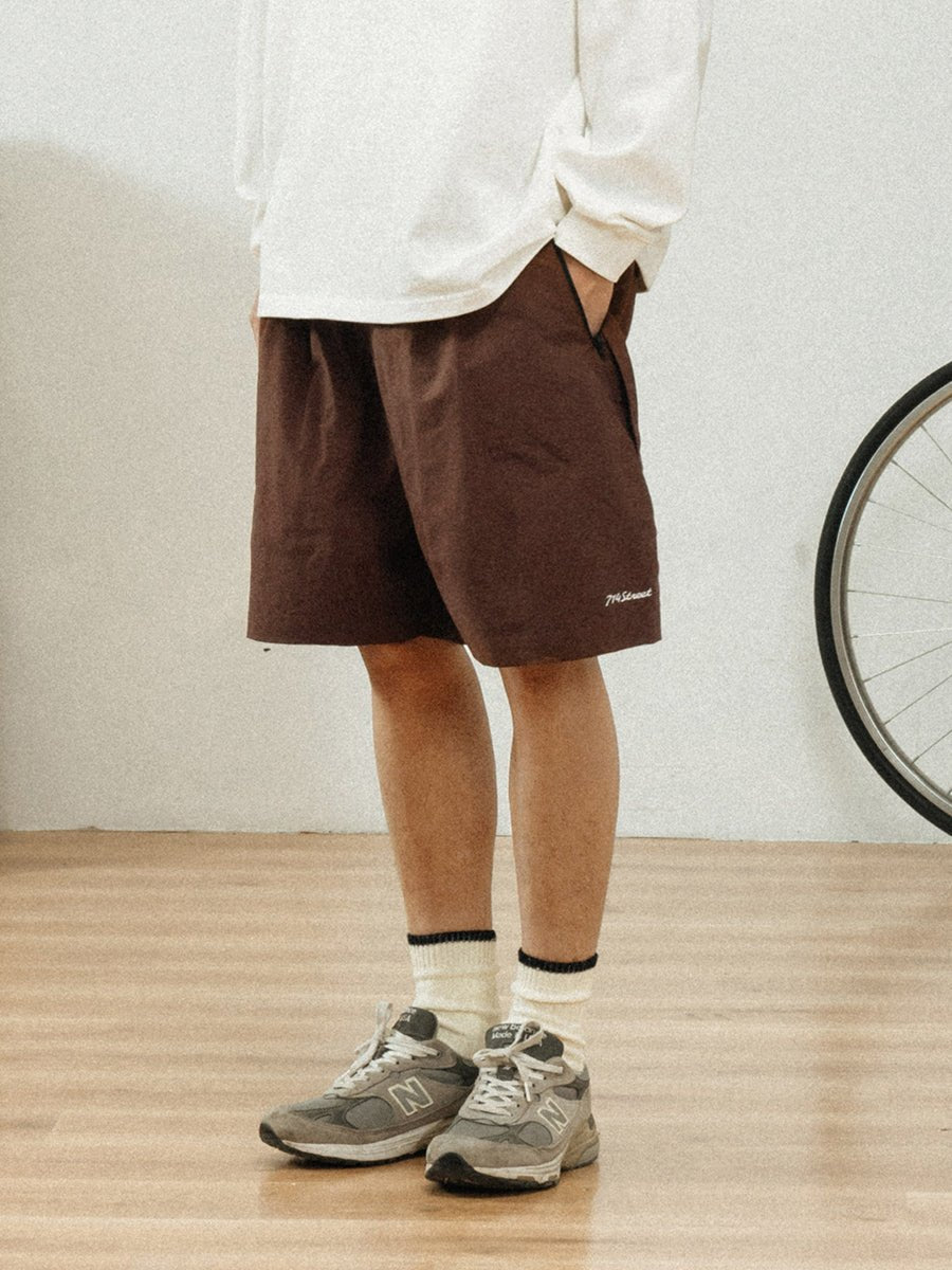 LOOSE NYLON CASUAL TROUSERS S84300