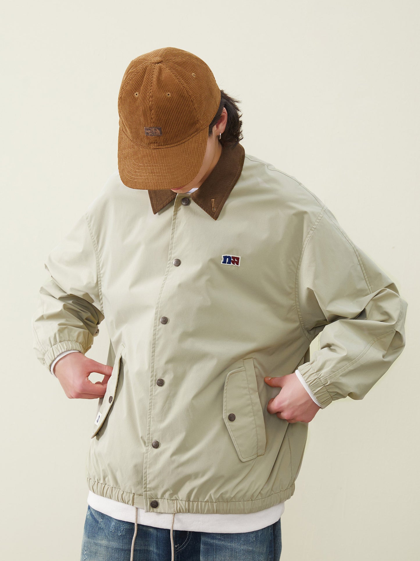 CORDUROY LOOSE HUNTING COACH JACKET N46994