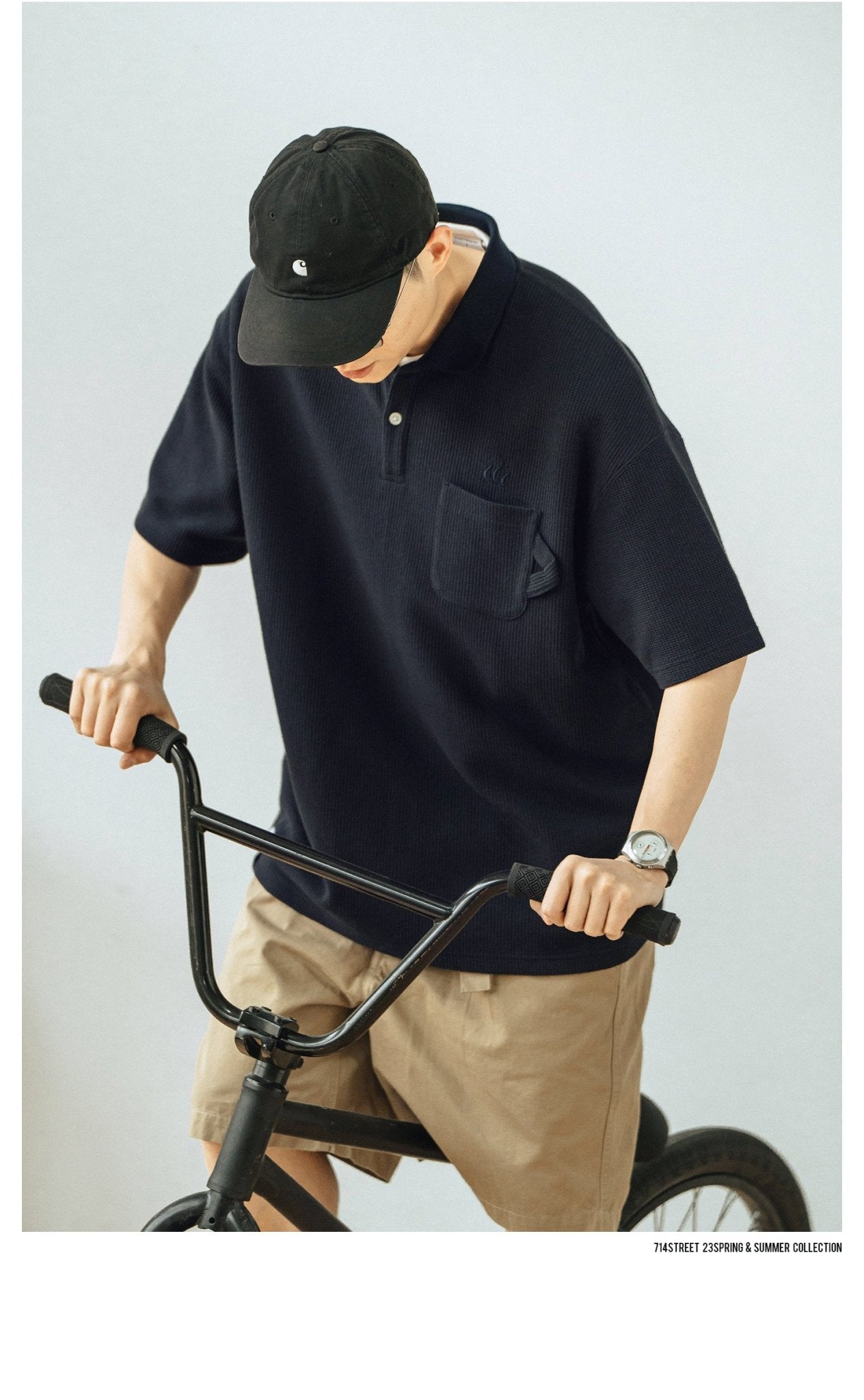 WAFFLE SHORT-SLEEVED T-SHIRT S11174