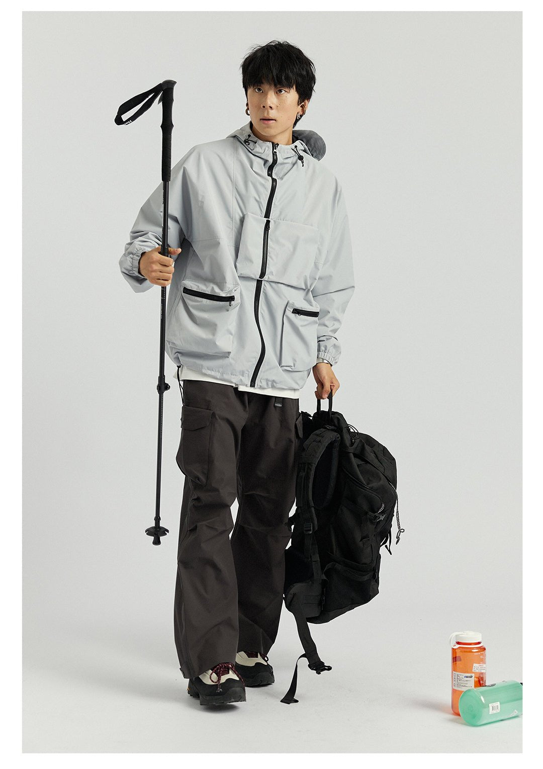 WATERPROOF MULTI-POCKET PERFORATED JACKET N93939