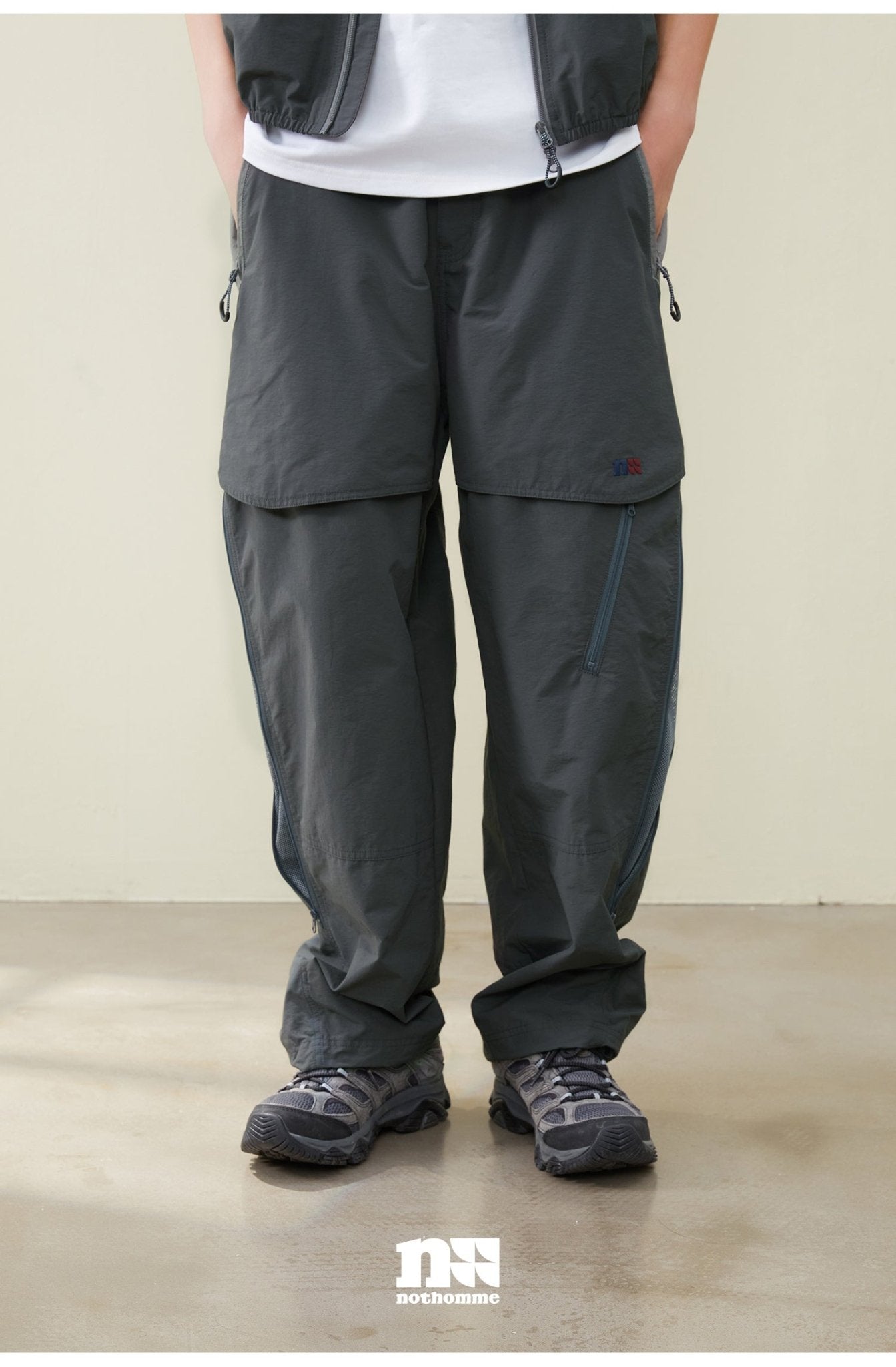 MOUNTAIN OUTDOOR BLOCK PANTS ZIP N66477