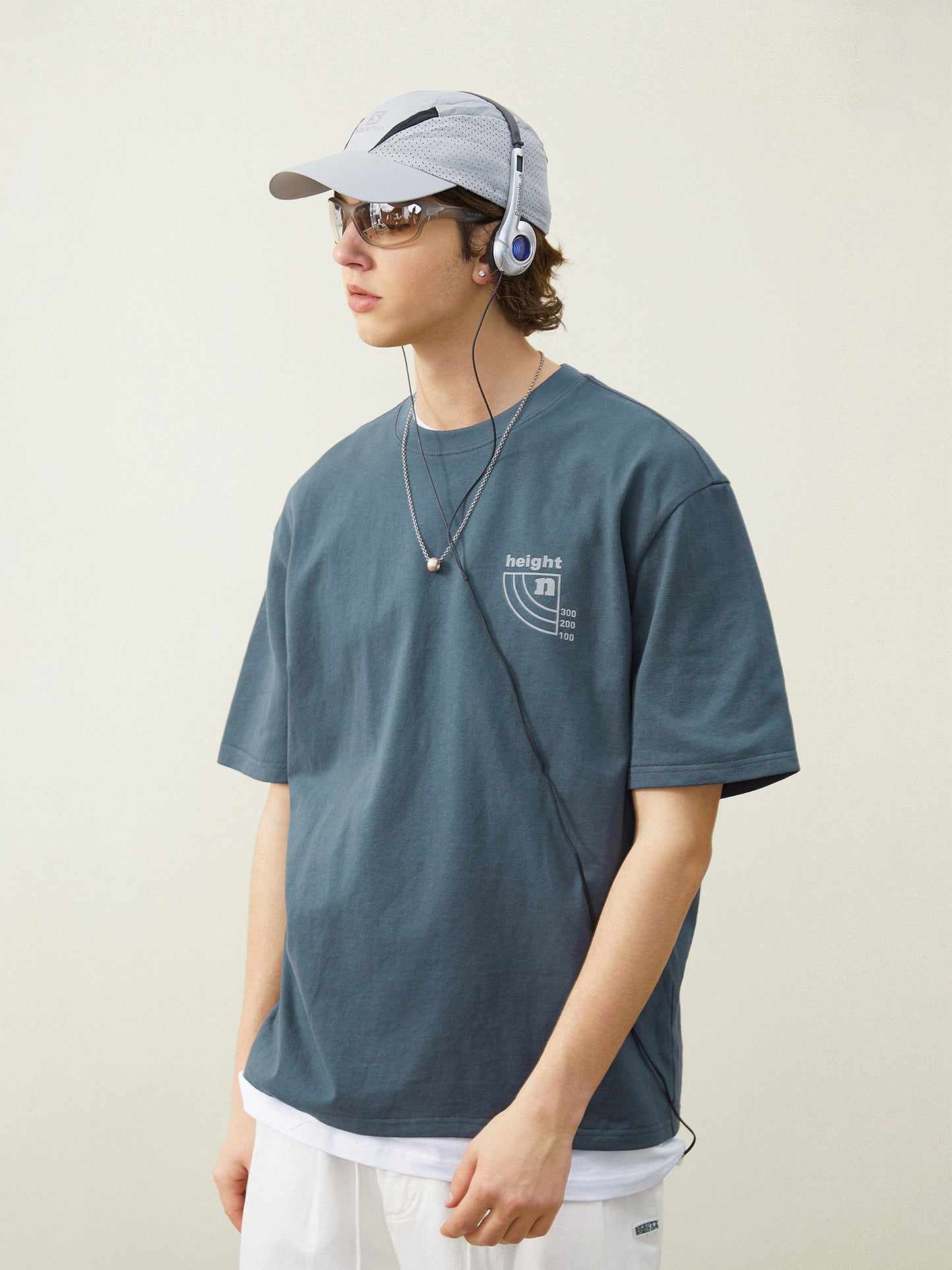 HEAVYWEIGHT PRINT SHORT-SLEEVED T-SHIRT N35778