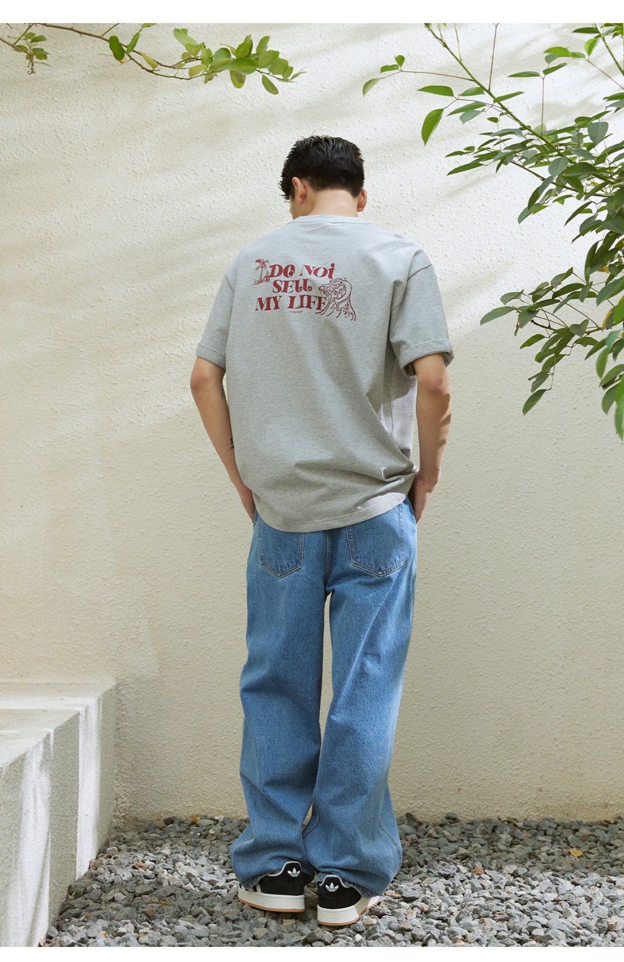 COTTON SHORT-SLEEVED T-SHIRT N77733