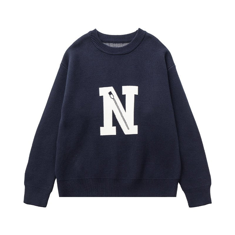 N WORD LOGO KNIT SWEATER N31210