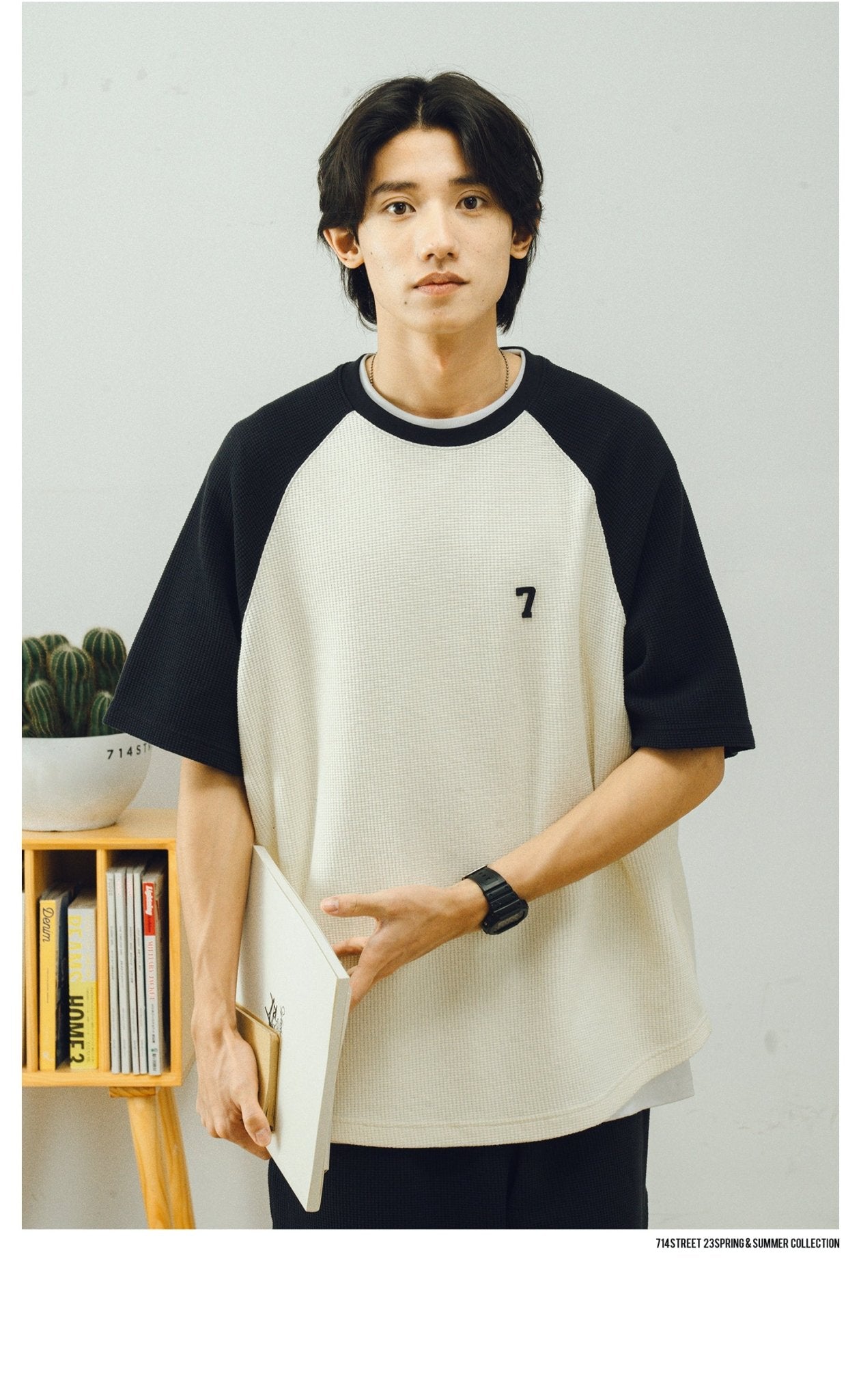 WAFFLE SHORT-SLEEVED T-SHIRT 66470