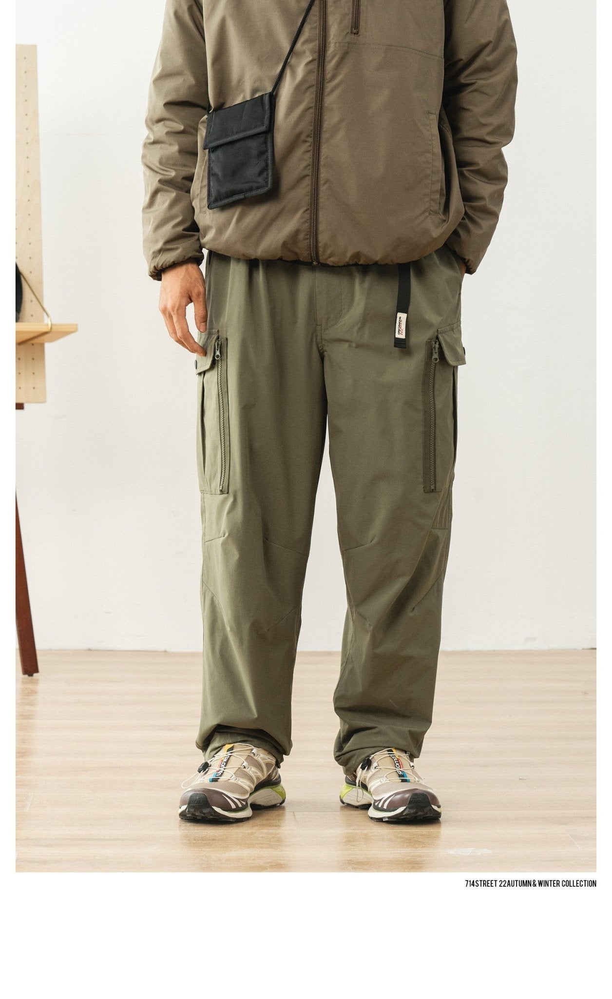 STRAIGHT CASUAL PANTS 73189