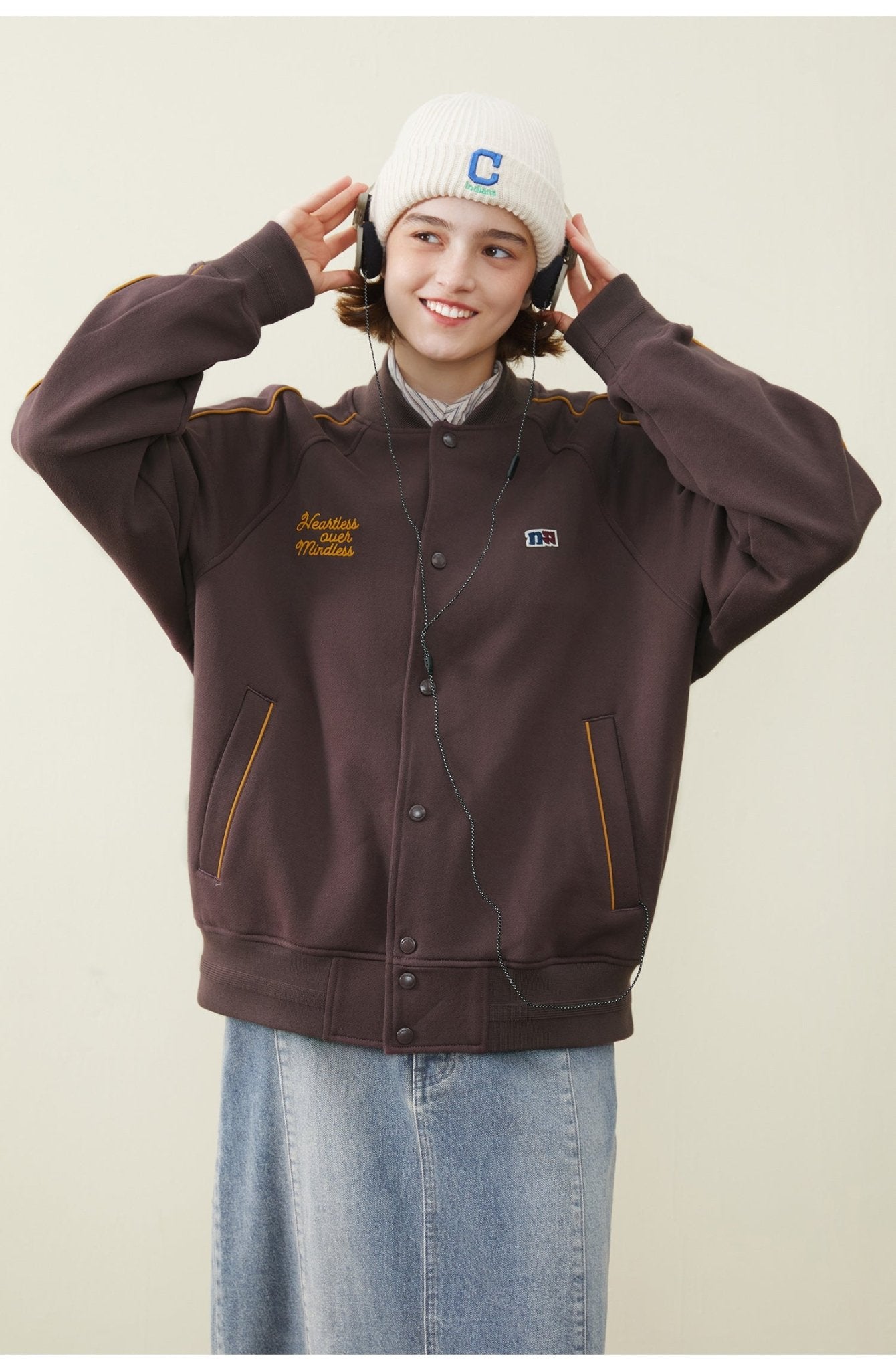 BASEBALL SWEATER JACKET N92888