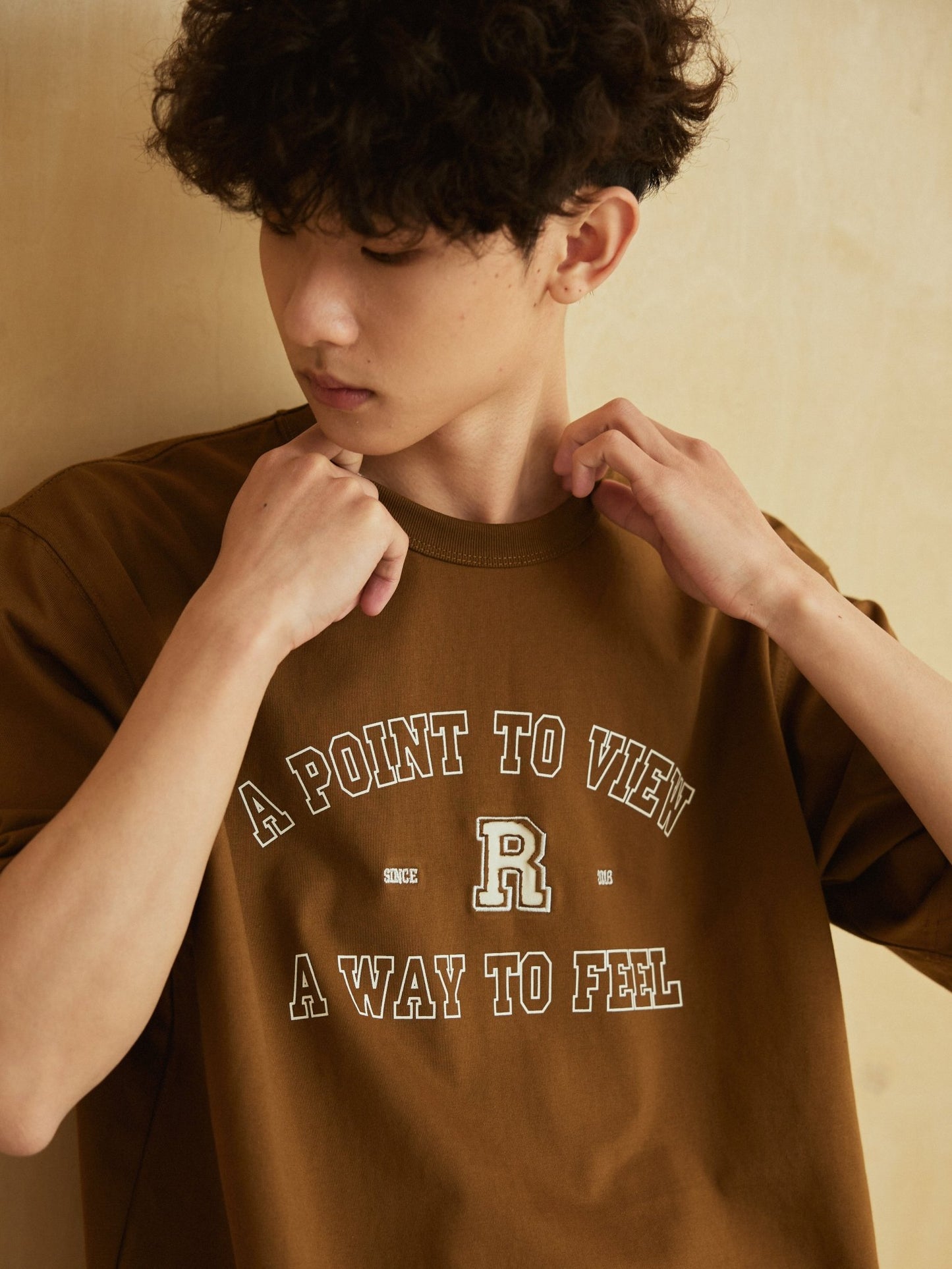 LOOSE ROUND NECK SHORT SLEEVE T-SHIRT L05042