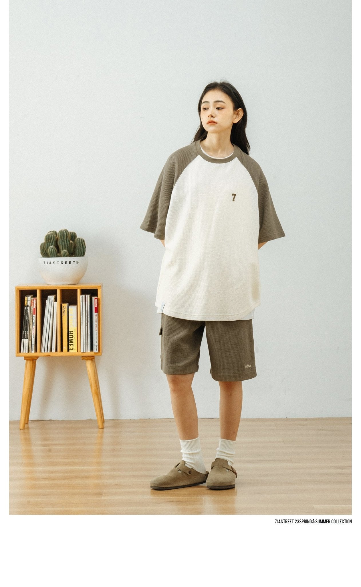 WAFFLE SHORT-SLEEVED T-SHIRT 66470
