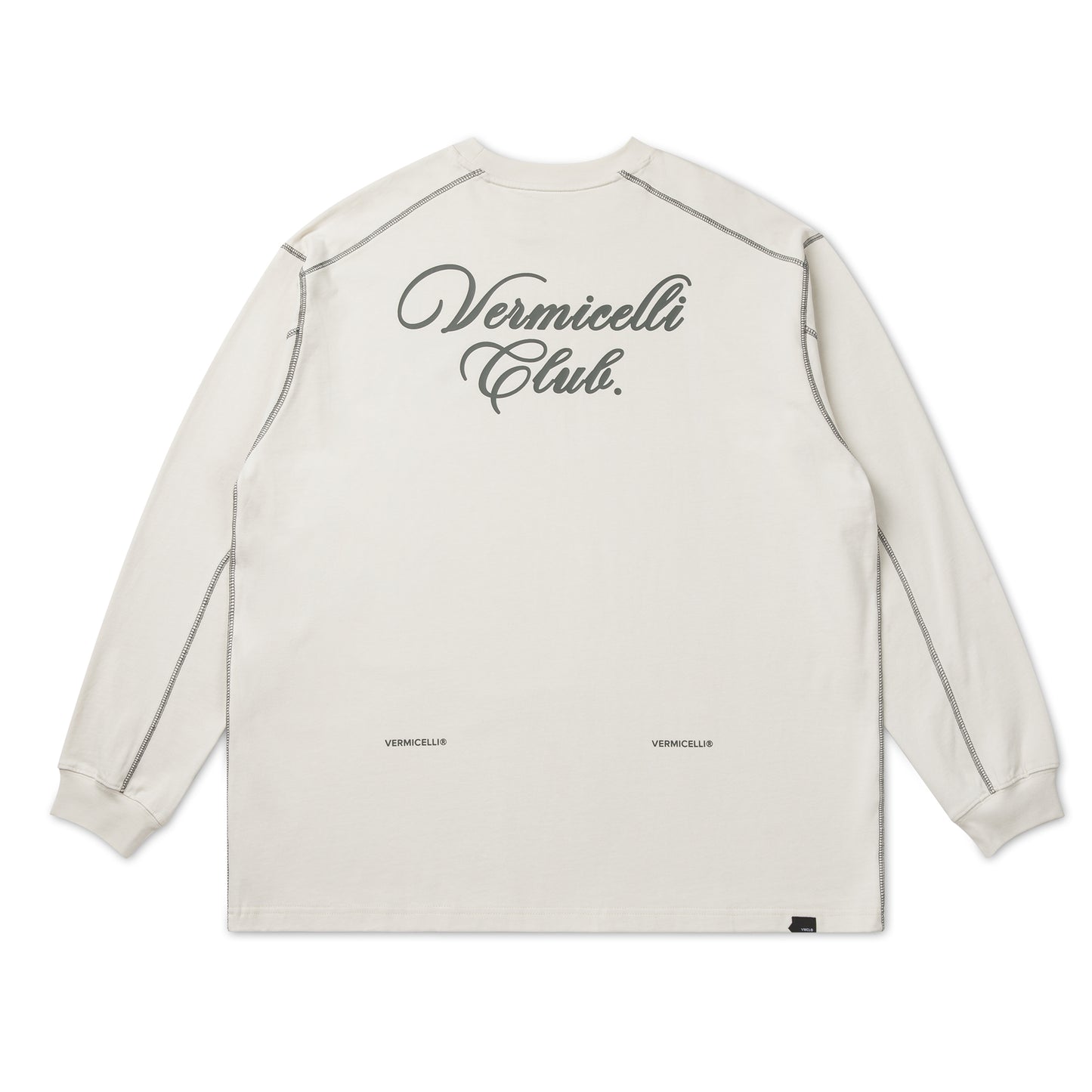 SPORTS STYLE LOOSE-FITTING LONG-SLEEVED T-SHIRT V47885
