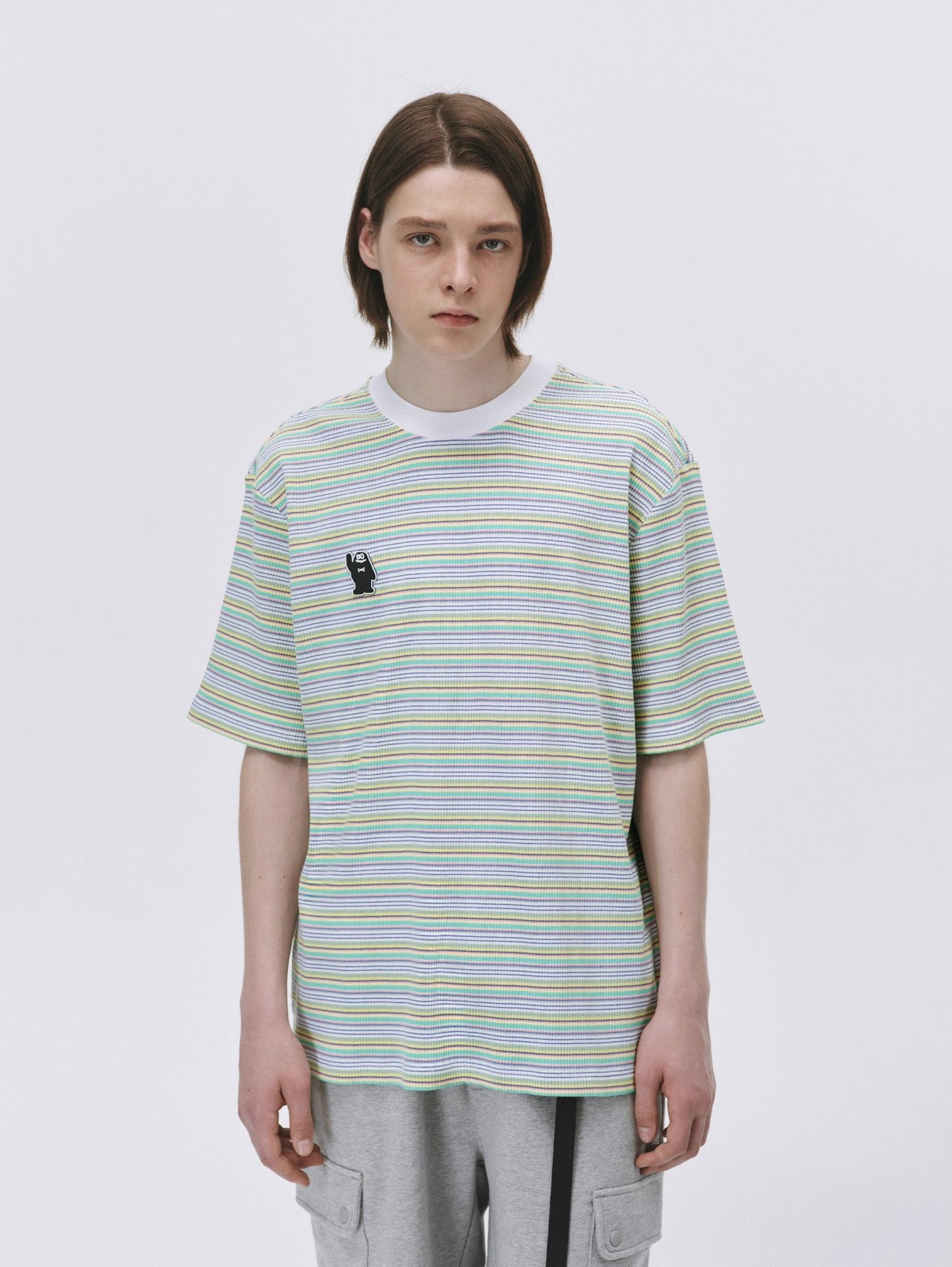 STRIPED SHORT-SLEEVED T-SHIRT S65422