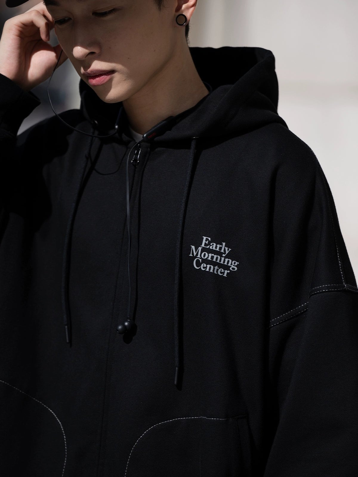 HEAVY FLEECE SWEAT ZIP HOODIE B77655
